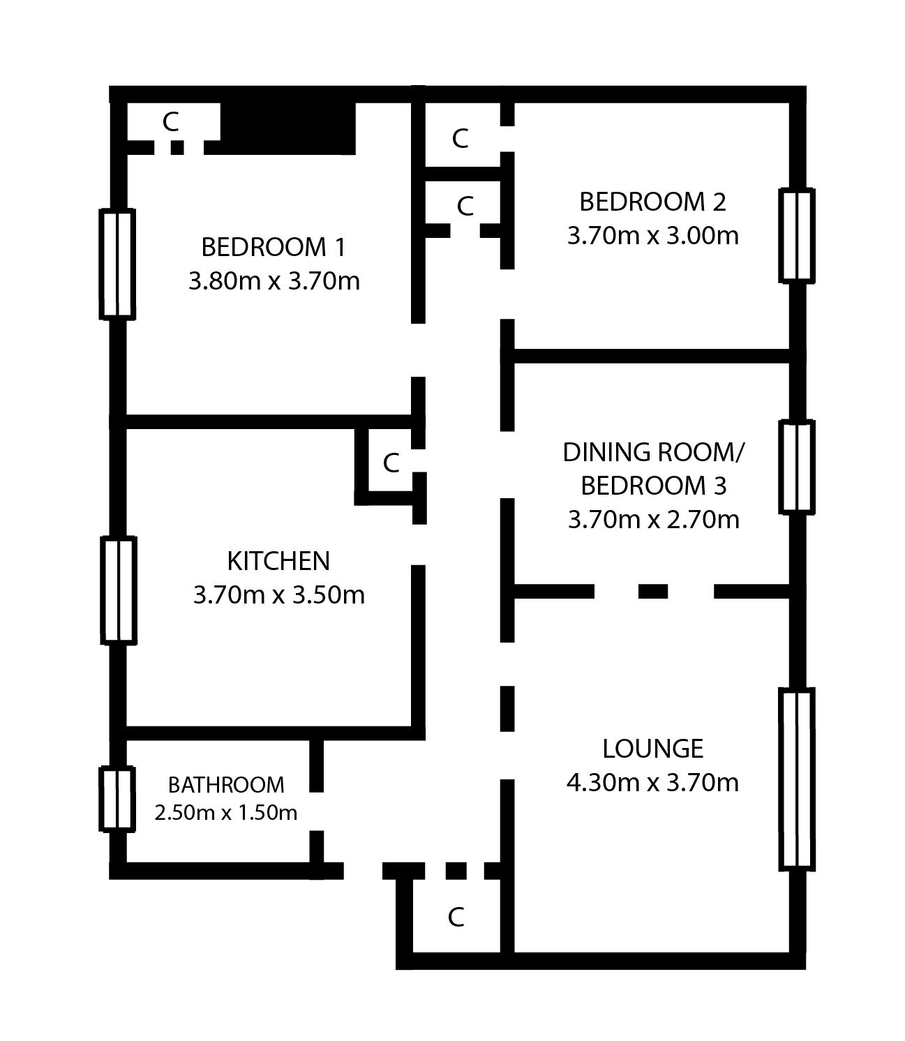 2 Bedrooms Flat for sale in Flat 2, 6 Kyle Square, Spittal, Rutherglen G73