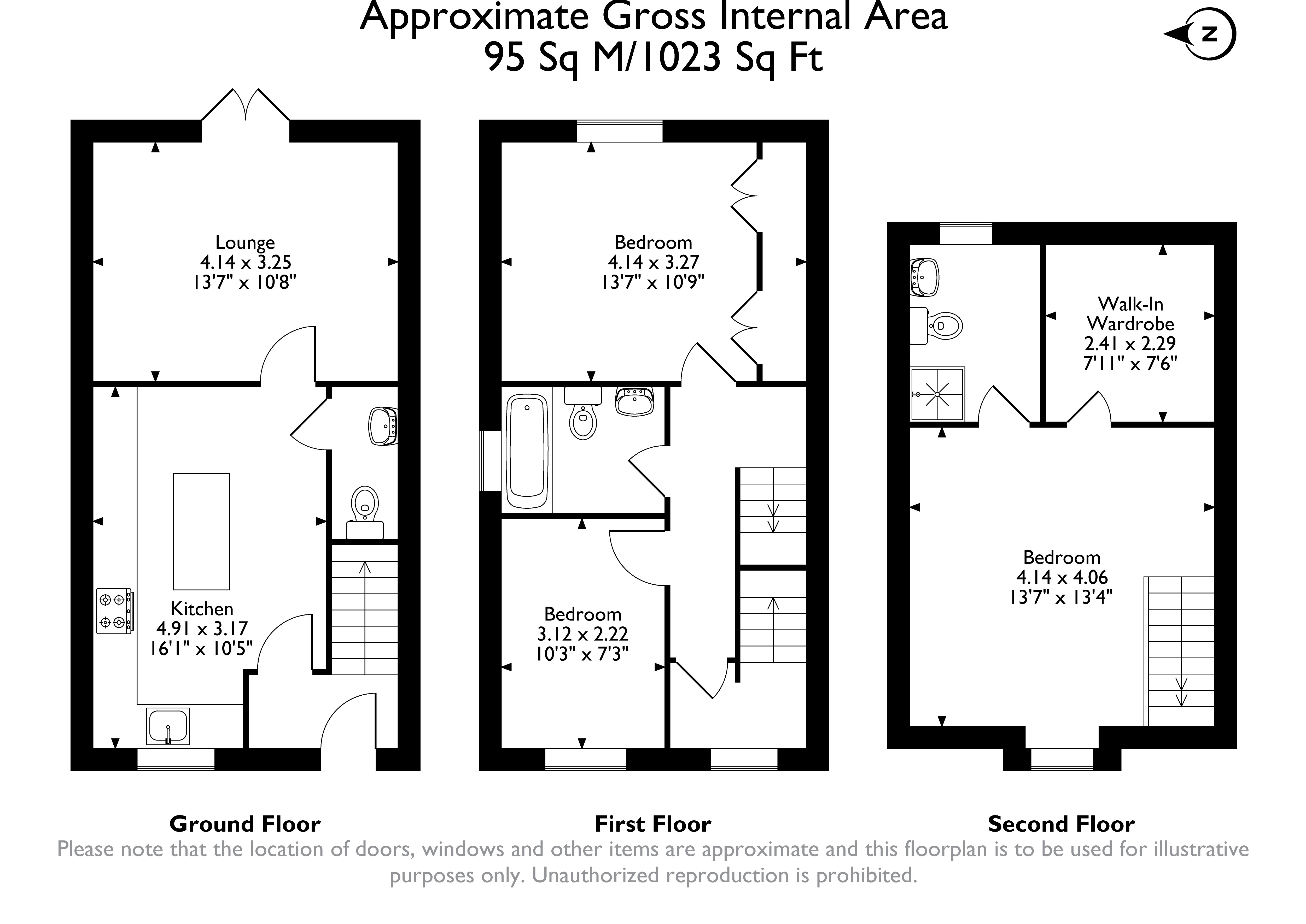 6, Bryndale Close, Harworth floorplan