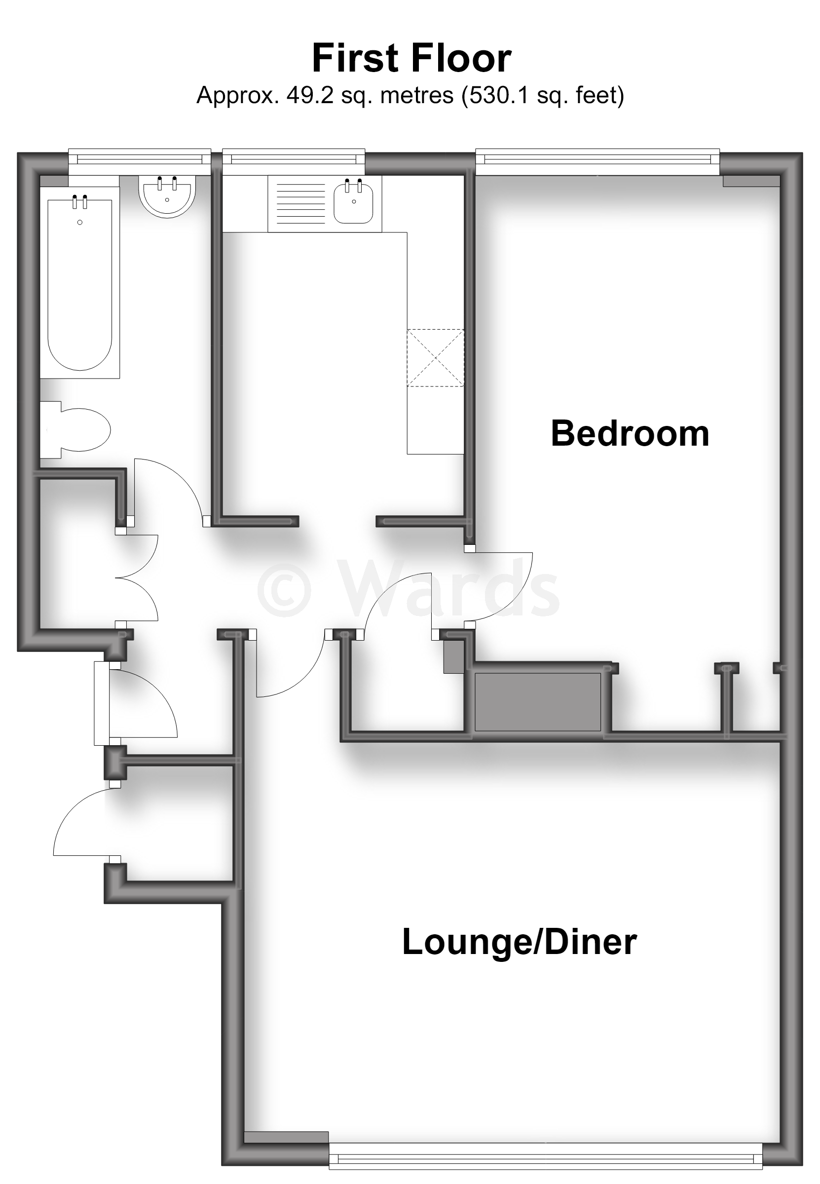 112, Godwin Road, Canterbury floorplan