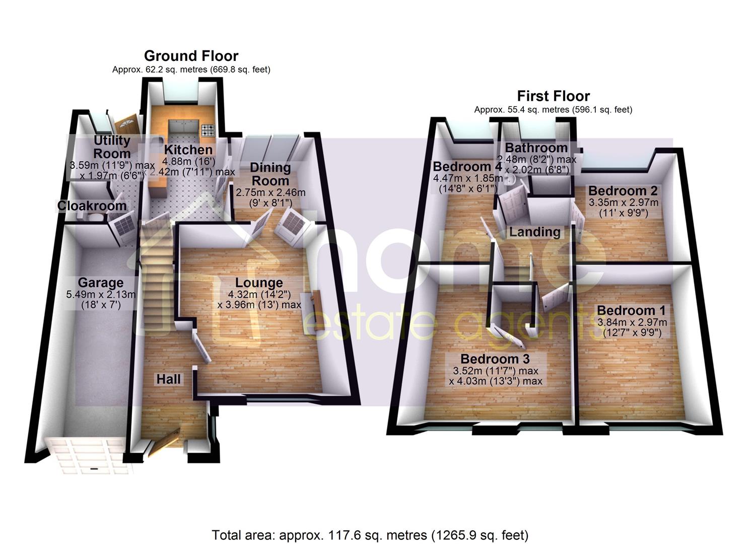 57, Moorgate Drive, Stalybridge floorplan