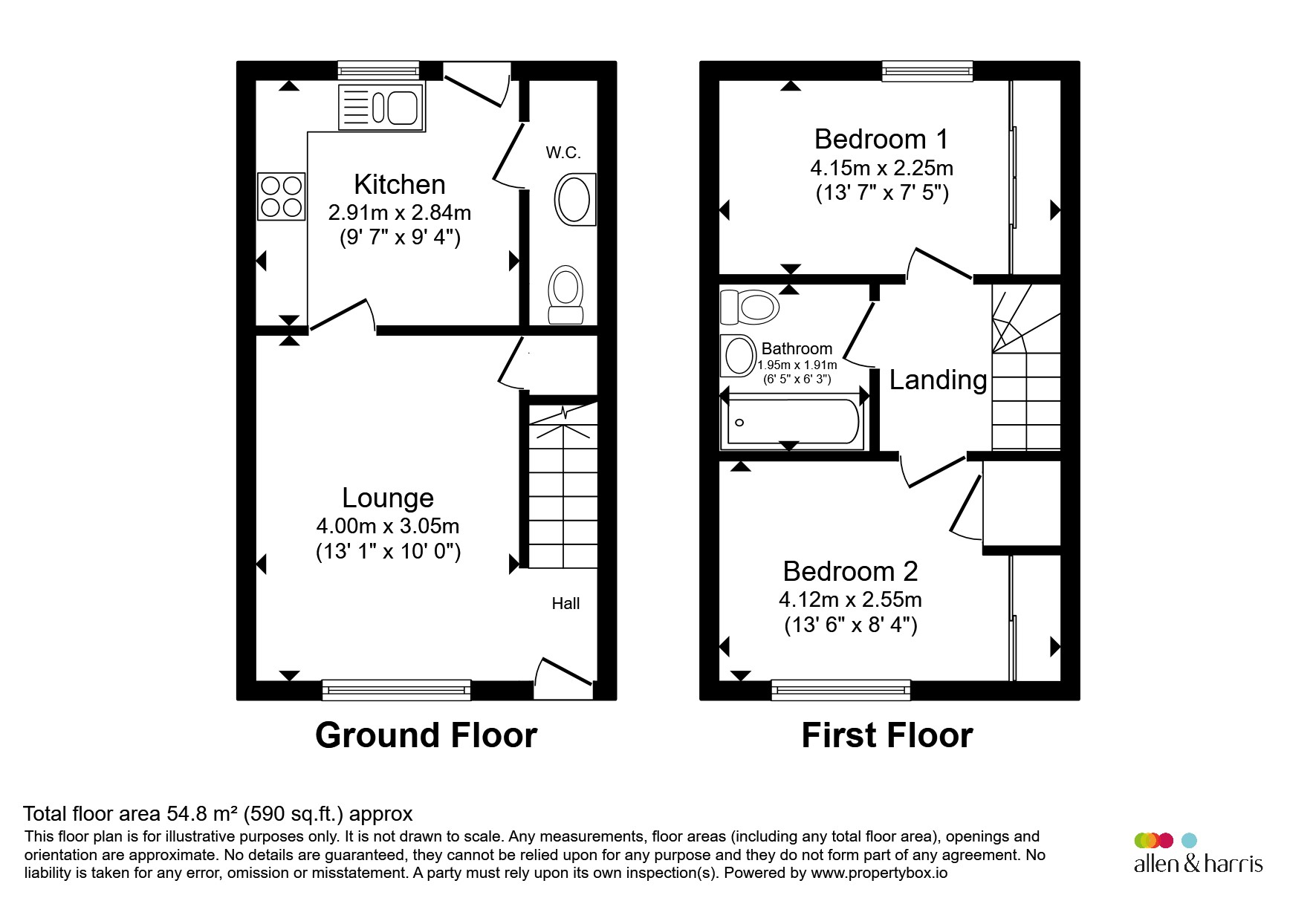 128, Tillycairn Drive, Glasgow floorplan