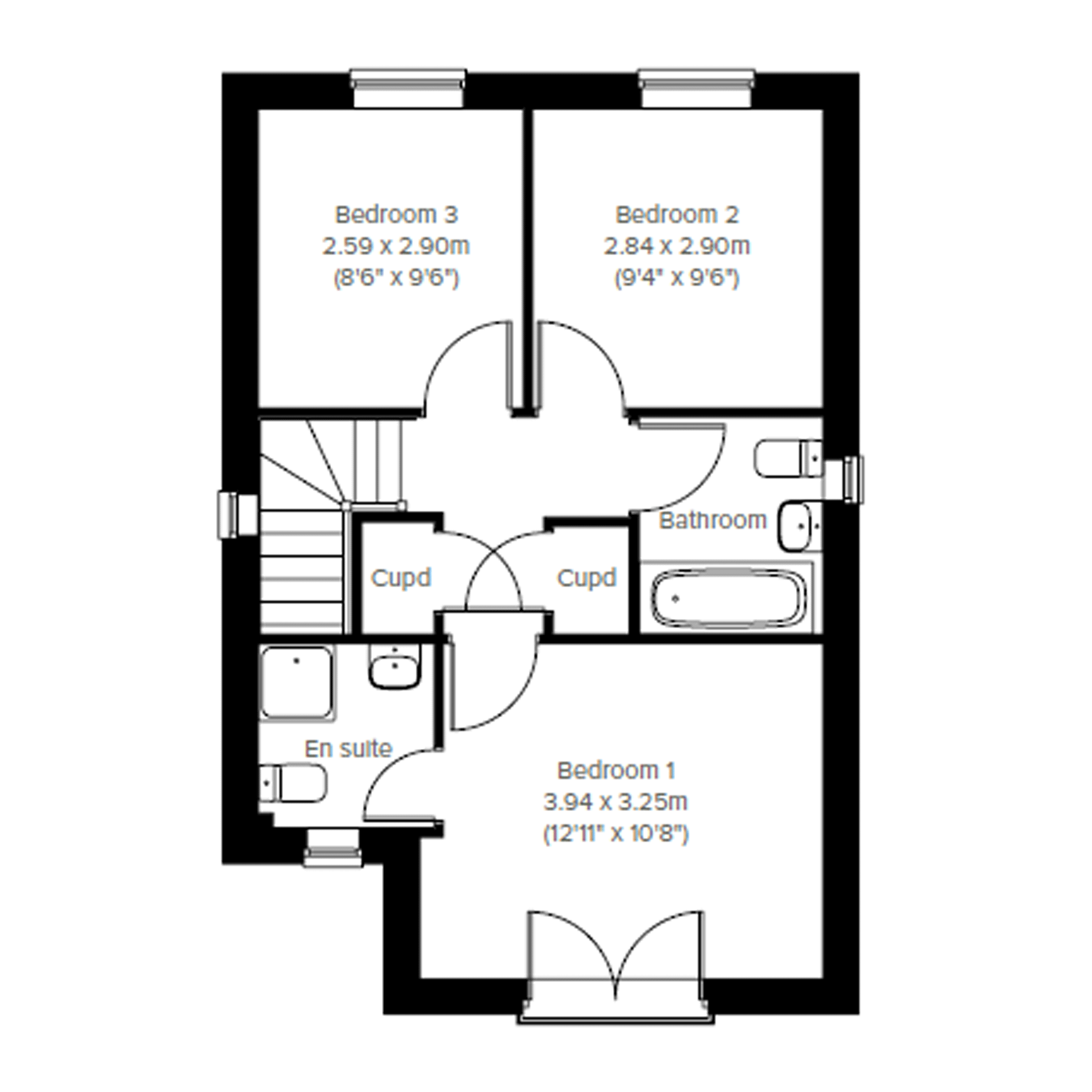 257, Penllergaer, Swansea floorplan