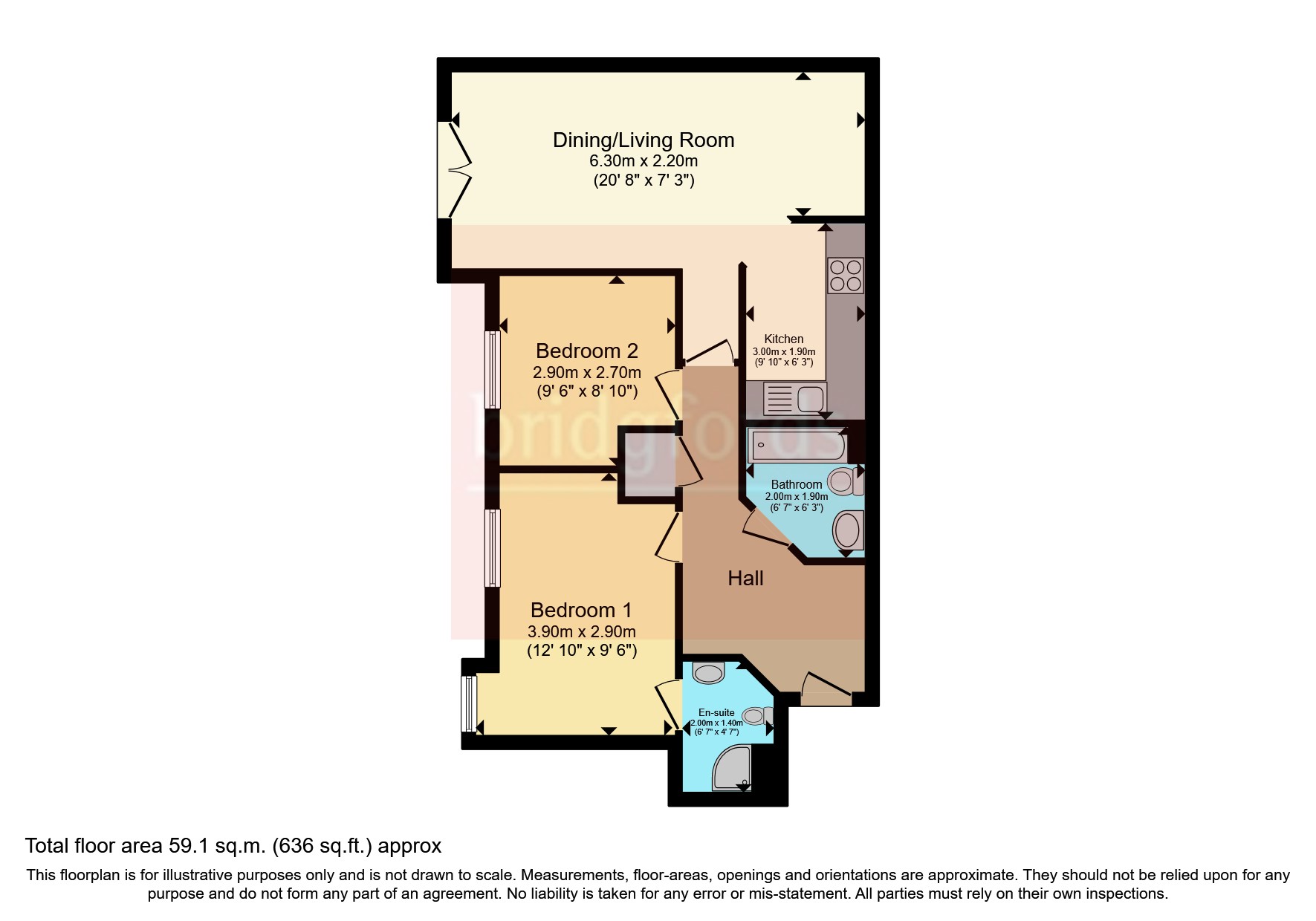Apartment 23, Oriole House, 260, Fog Lane, Greater Manchester floorplan