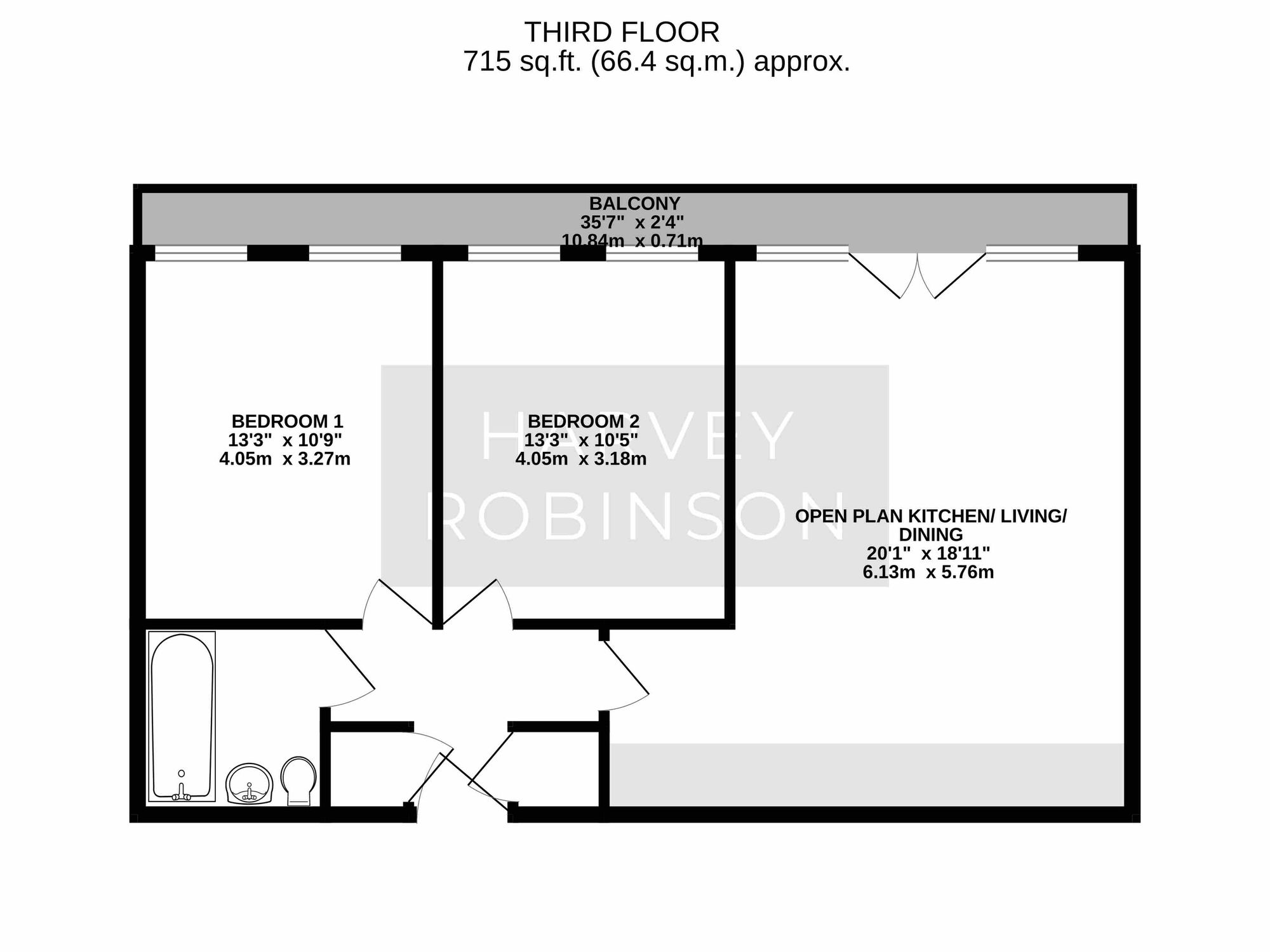 124 Samuel Jones Crescent, St. Neots floorplan