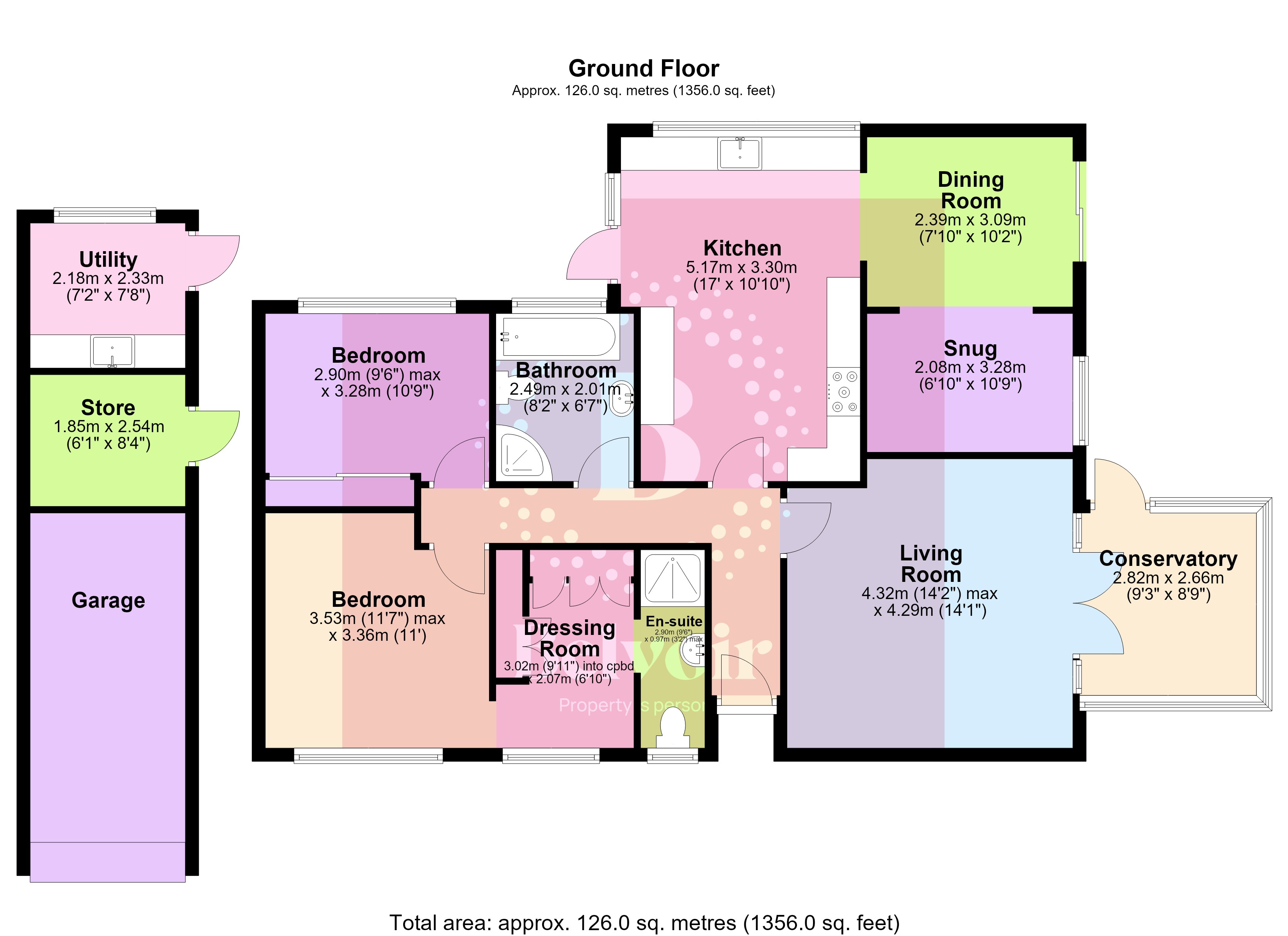 Andrews Way, Hatt floorplan