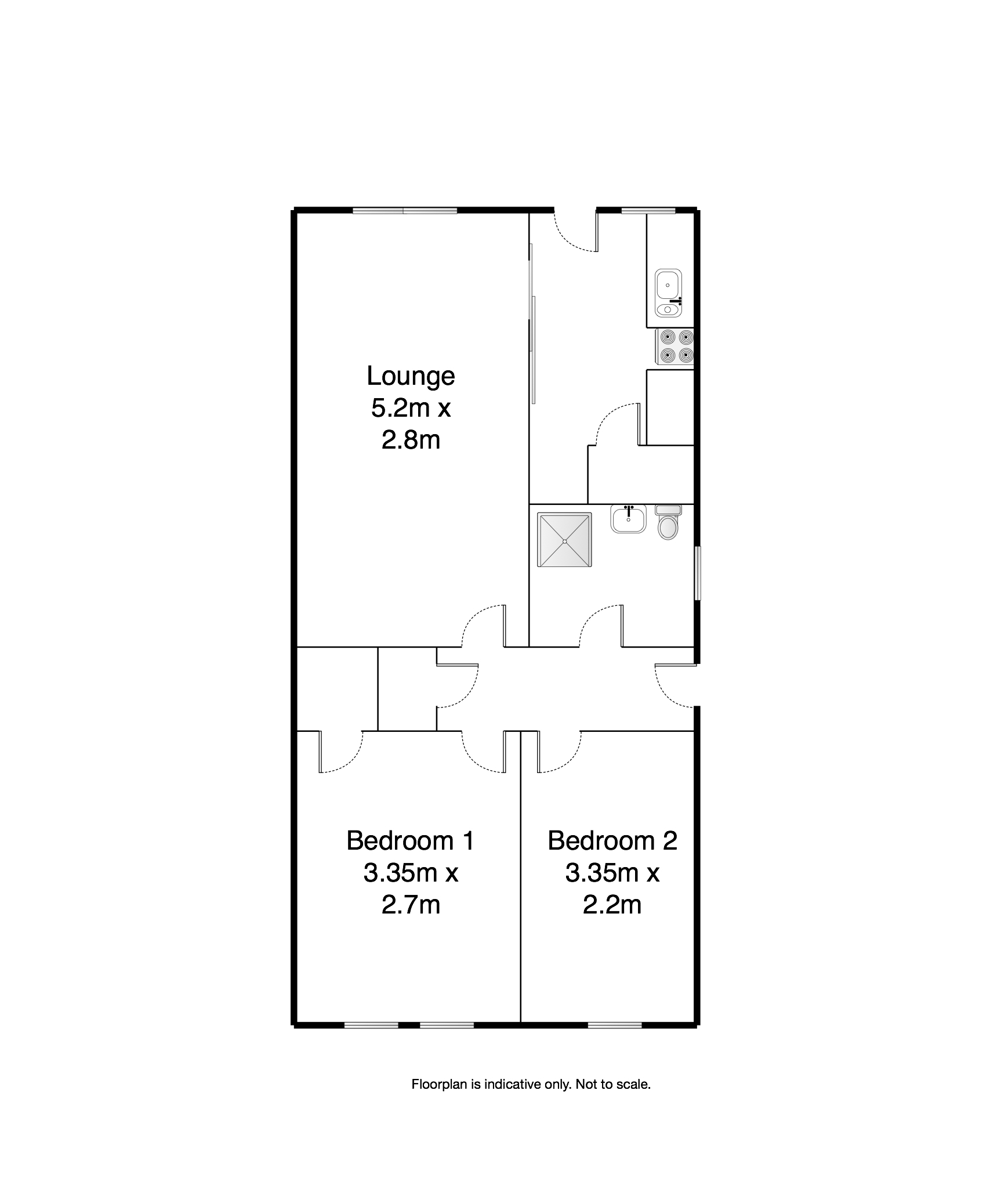 2 Bedrooms Semi-detached bungalow for sale in Chalybeate, Haddington EH41