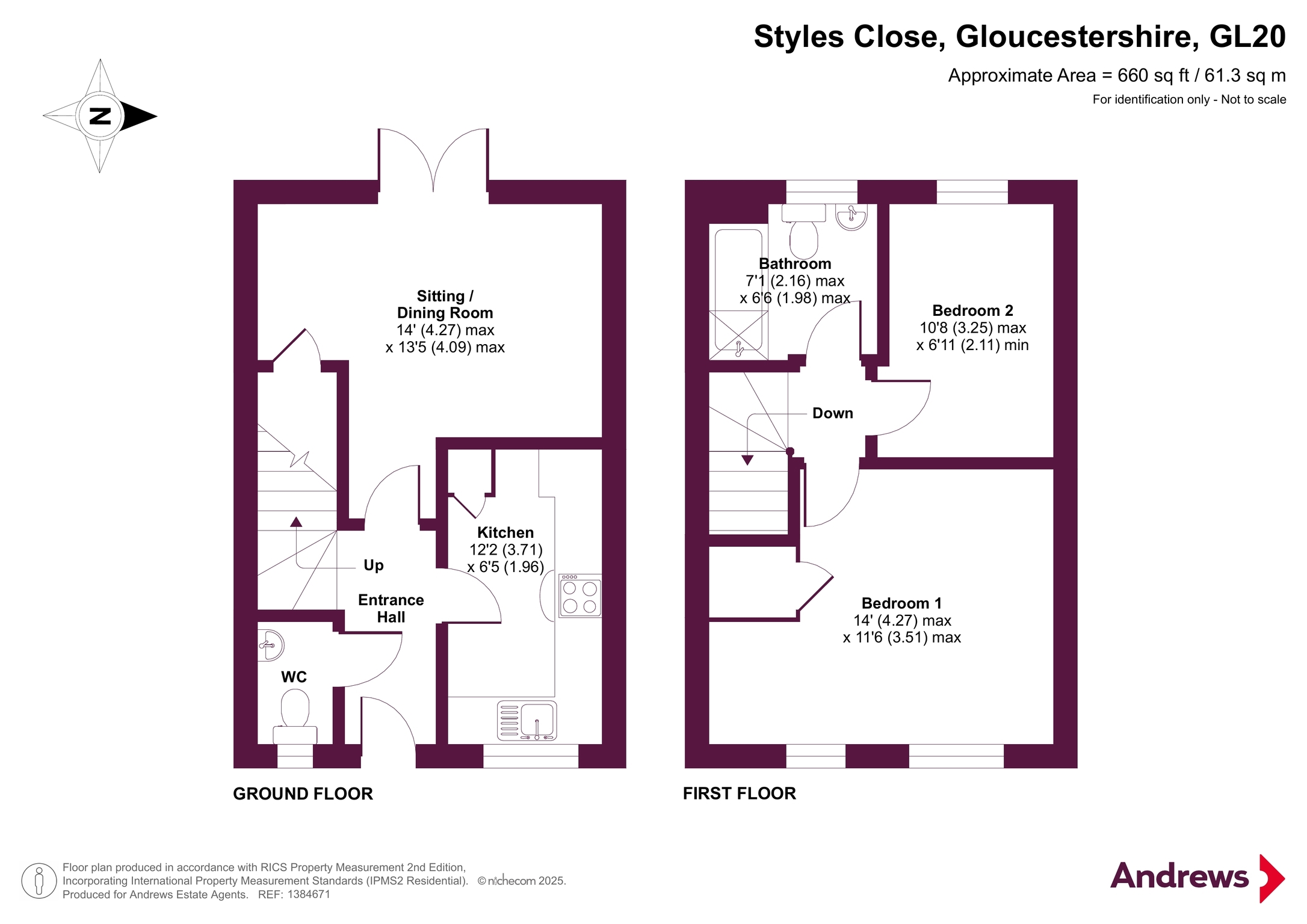 4, Styles Close, Gloucestershire floorplan