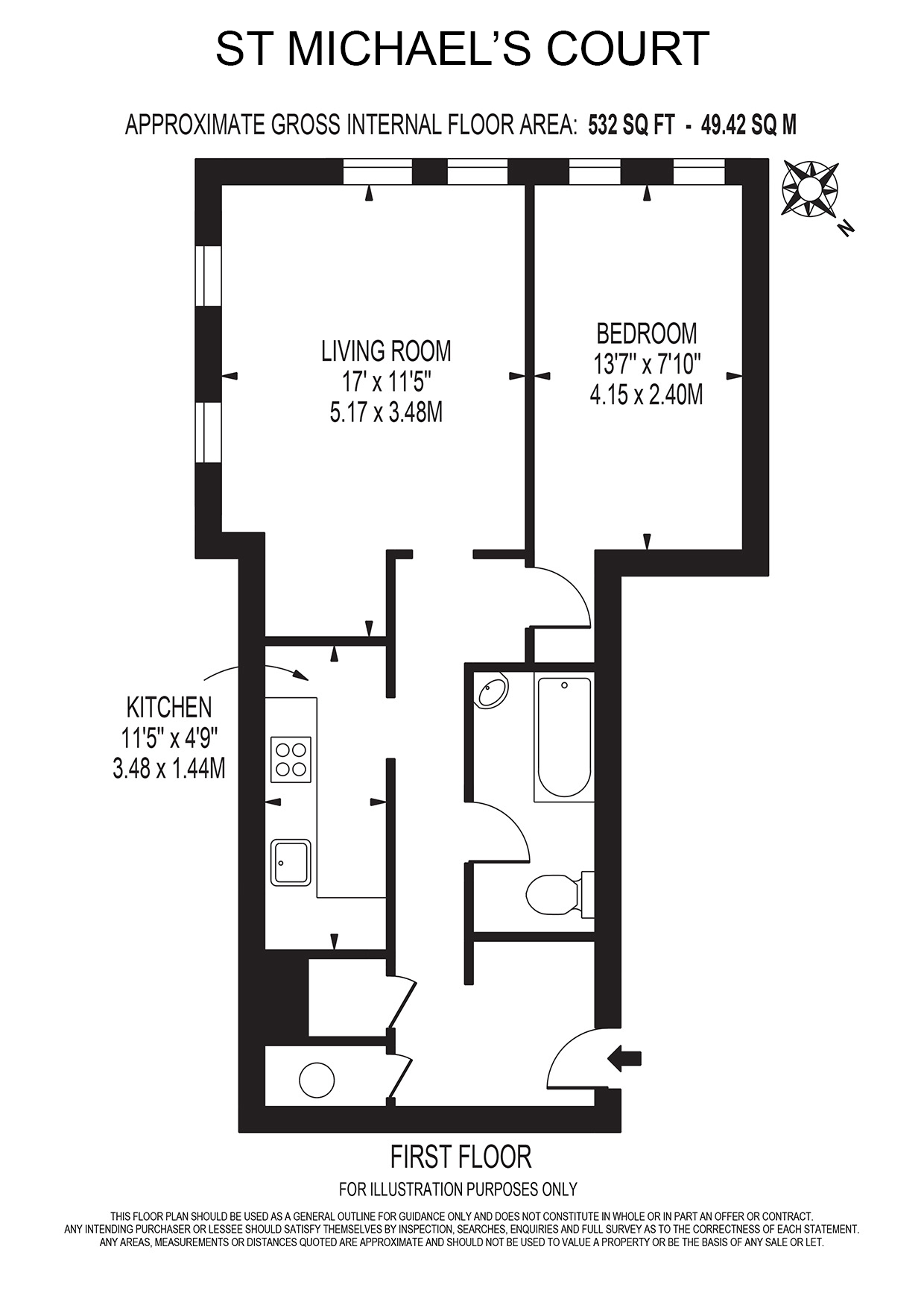 1 Bedrooms Flat to rent in St Michaels Court, St Leonards Road, Poplar E14