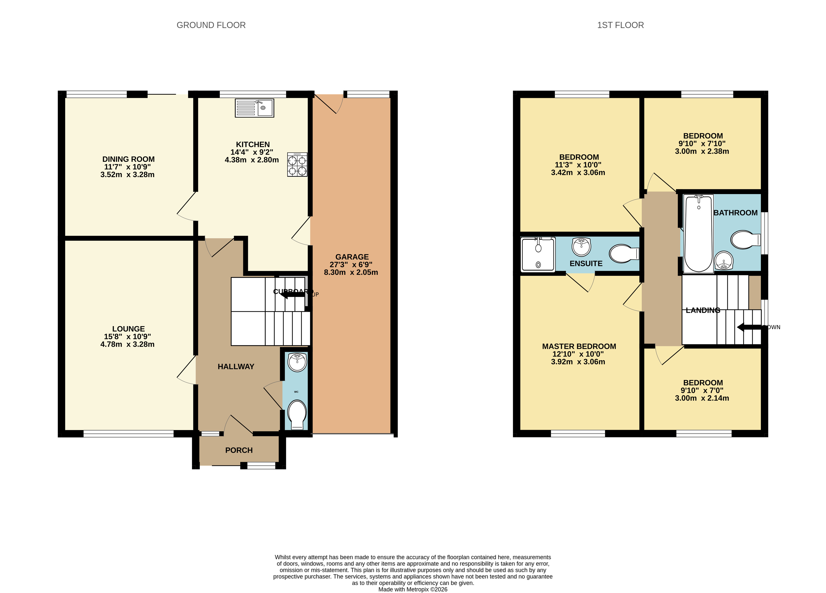 10, Greenside Close, Bristol floorplan