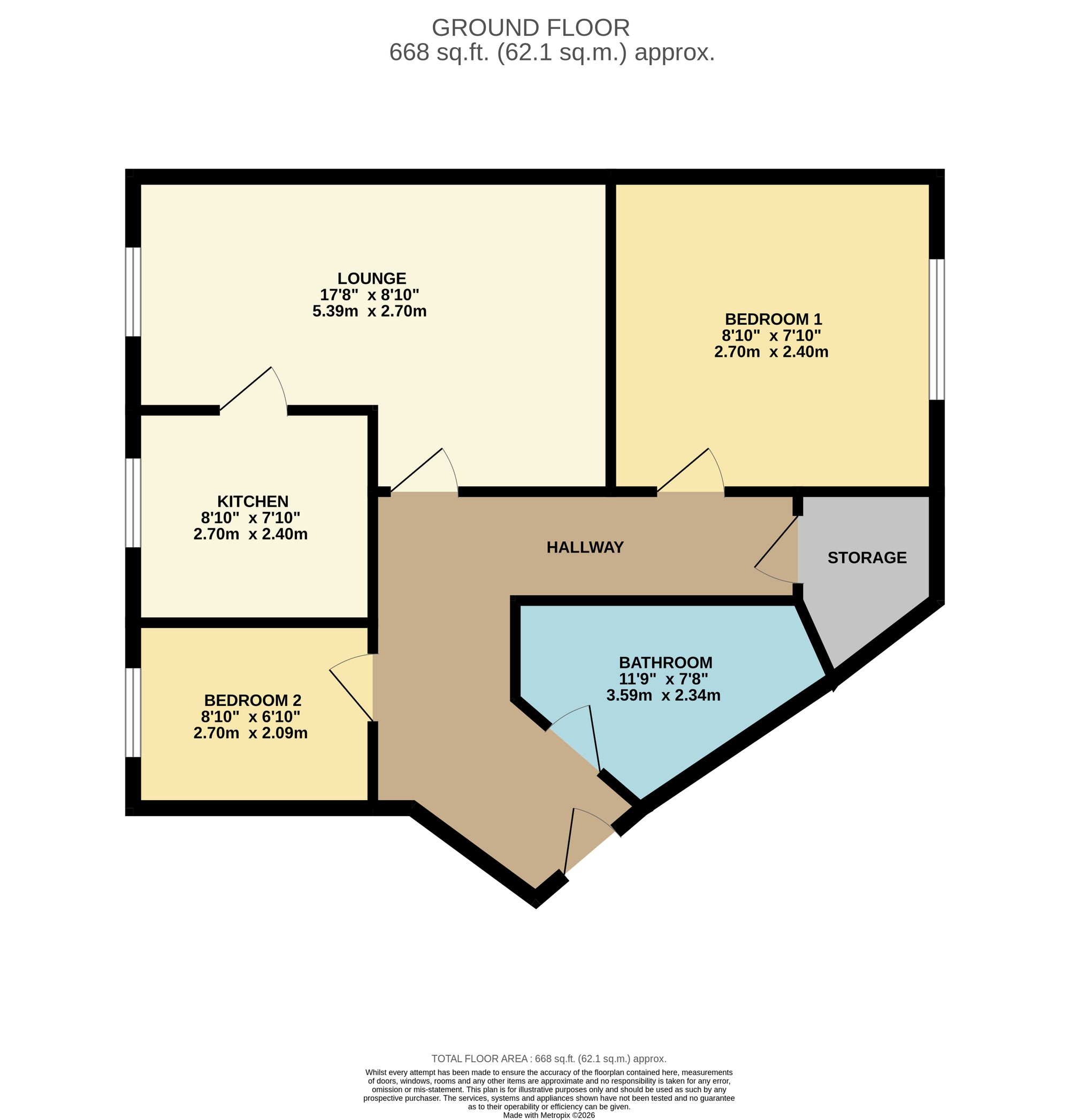 5 Meadow Heights Fir Street, Bury floorplan