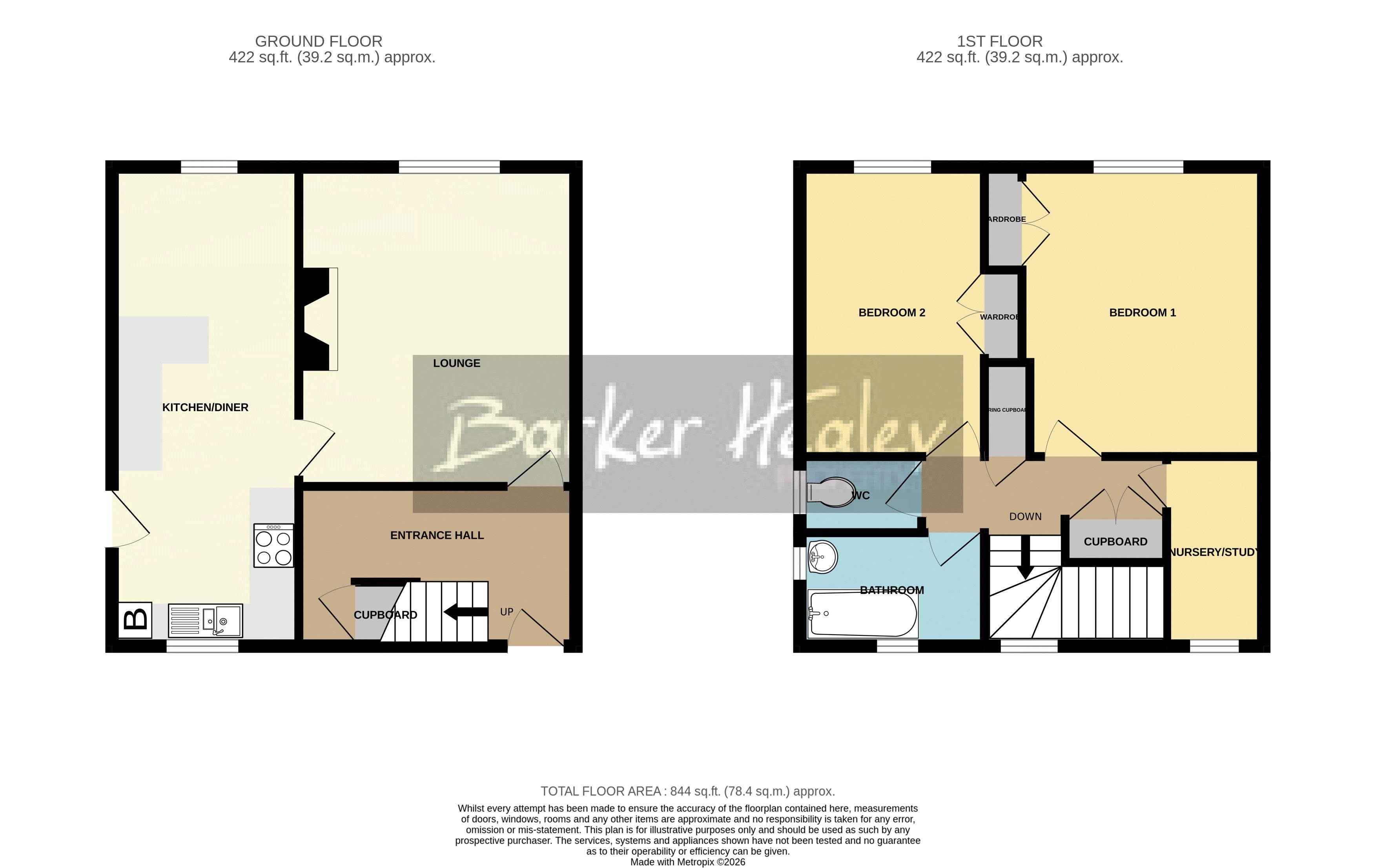 25, Boscobel Road, Market Drayton floorplan