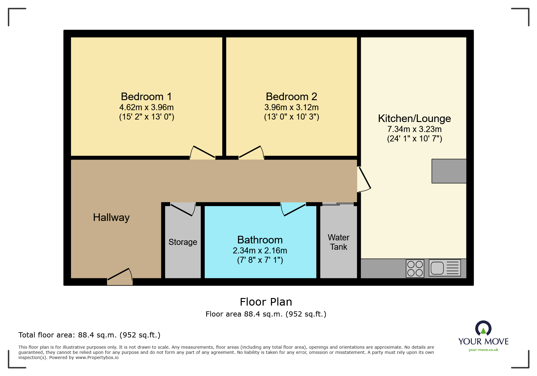 14 Bentley Court,, Parkwood Rise, West Yorkshire floorplan