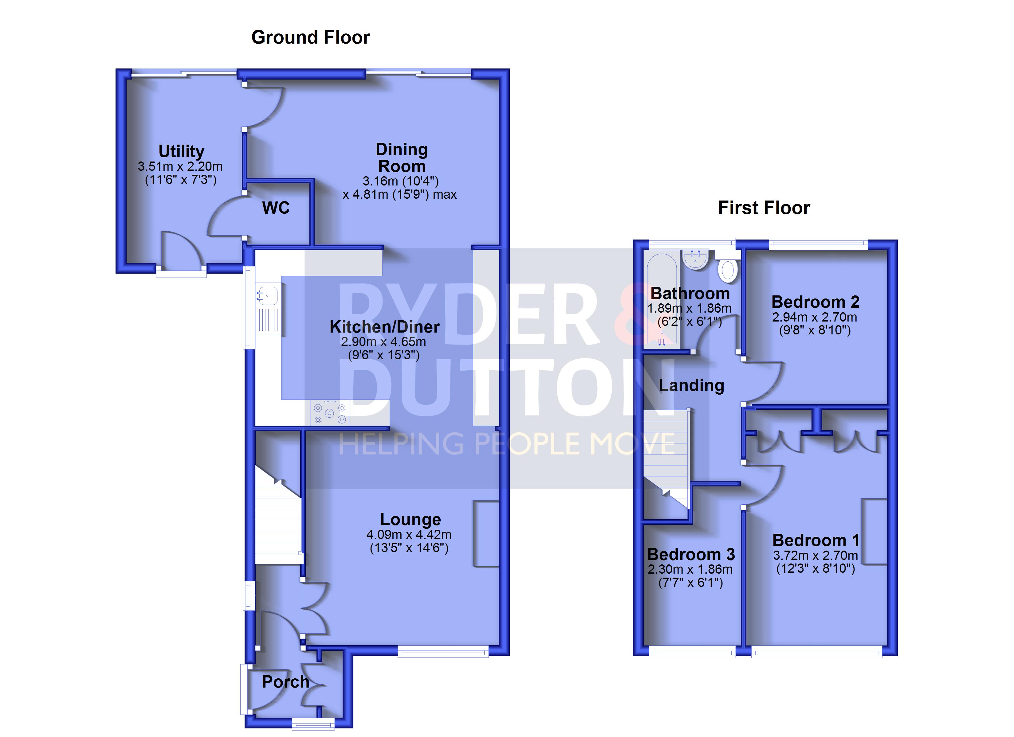 14, Severn Road, Greater Manchester floorplan