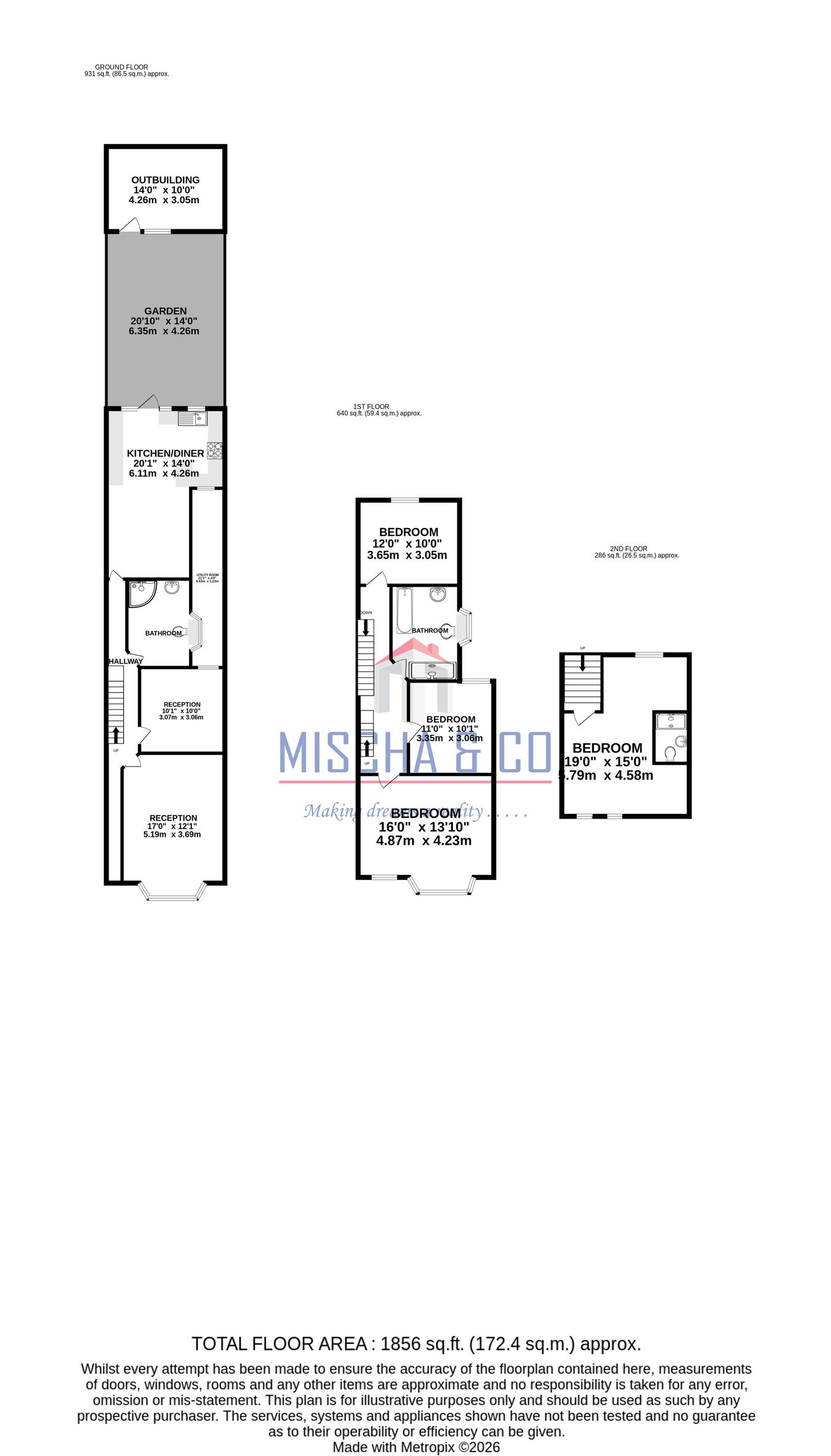 9, Doyle Gardens, Kensal Rise, London floorplan