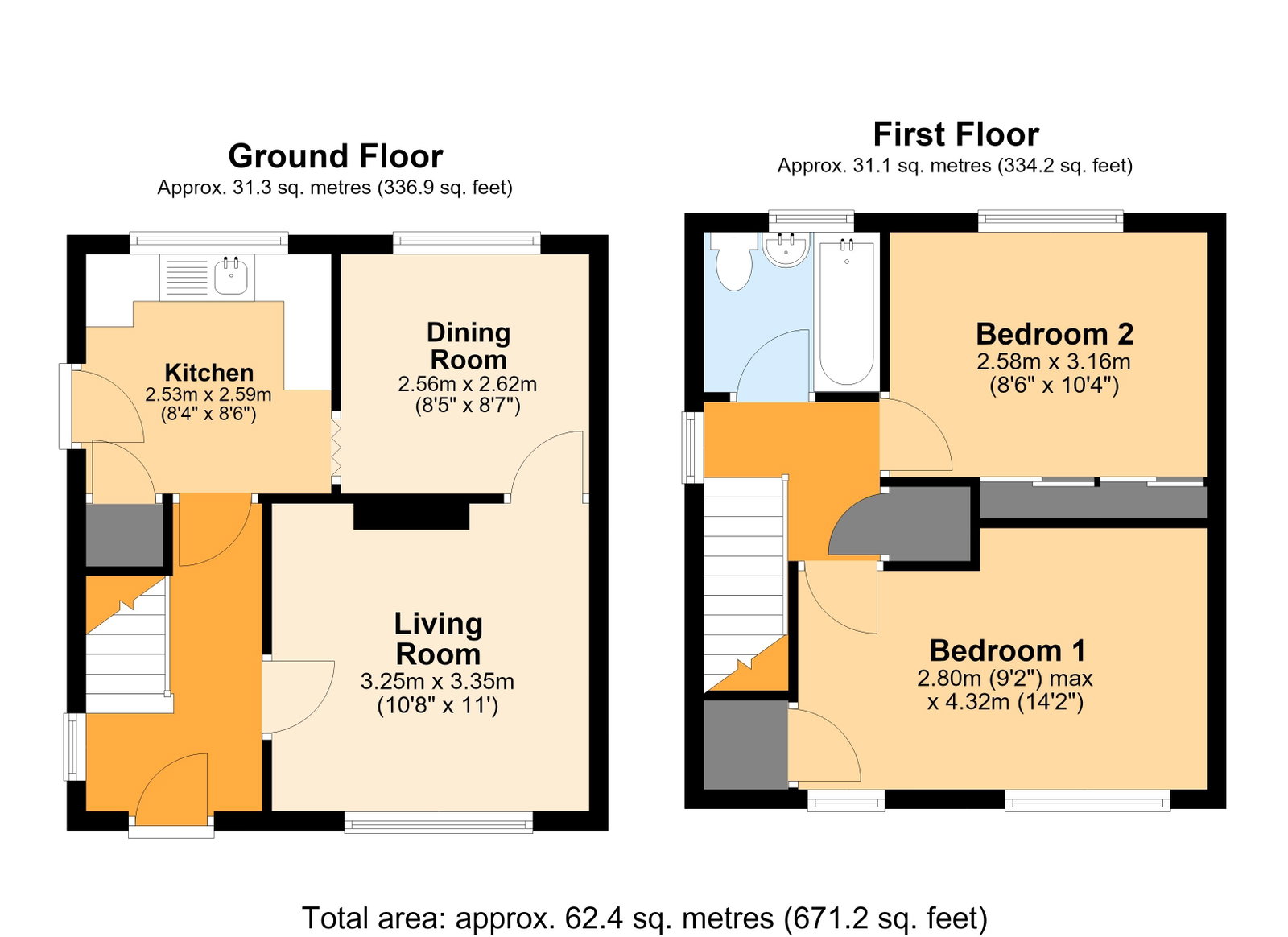Ash Grove, Carmarthen floorplan