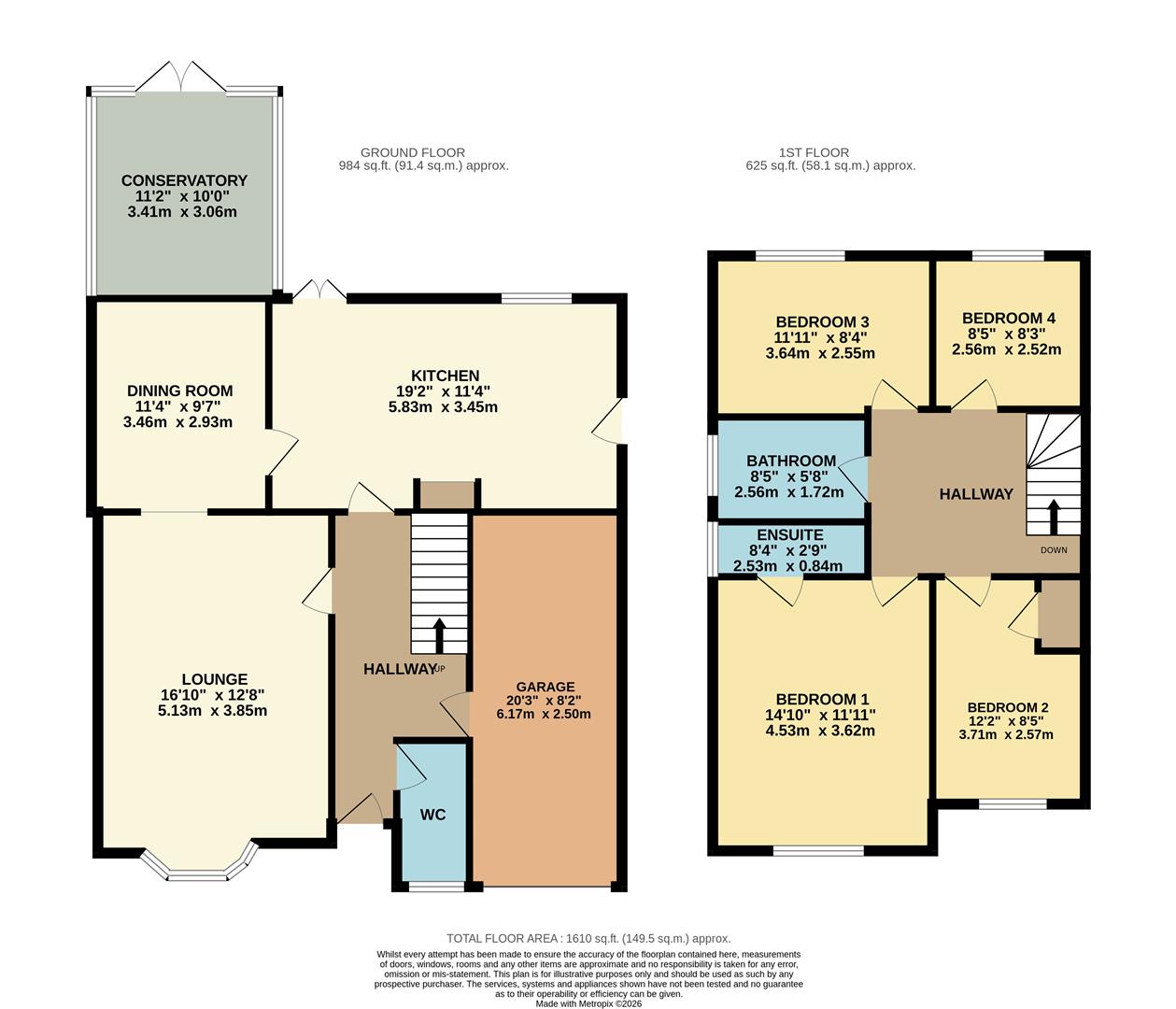 60, Clwyd Park, Rhyl floorplan