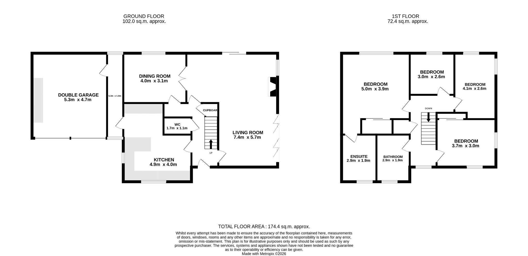 Eppleby, North Yorkshire floorplan