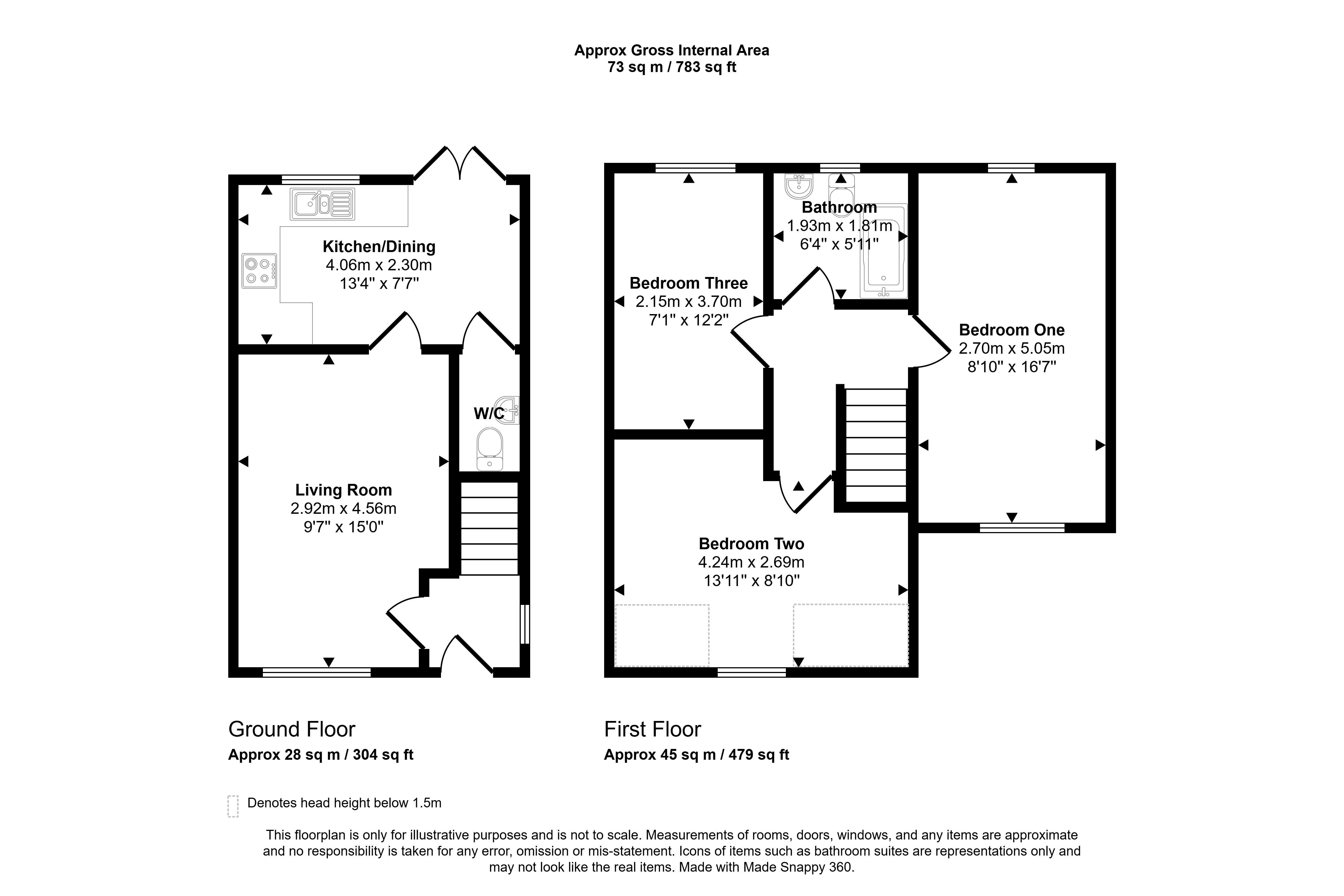 37, Henderson Avenue, Durham floorplan