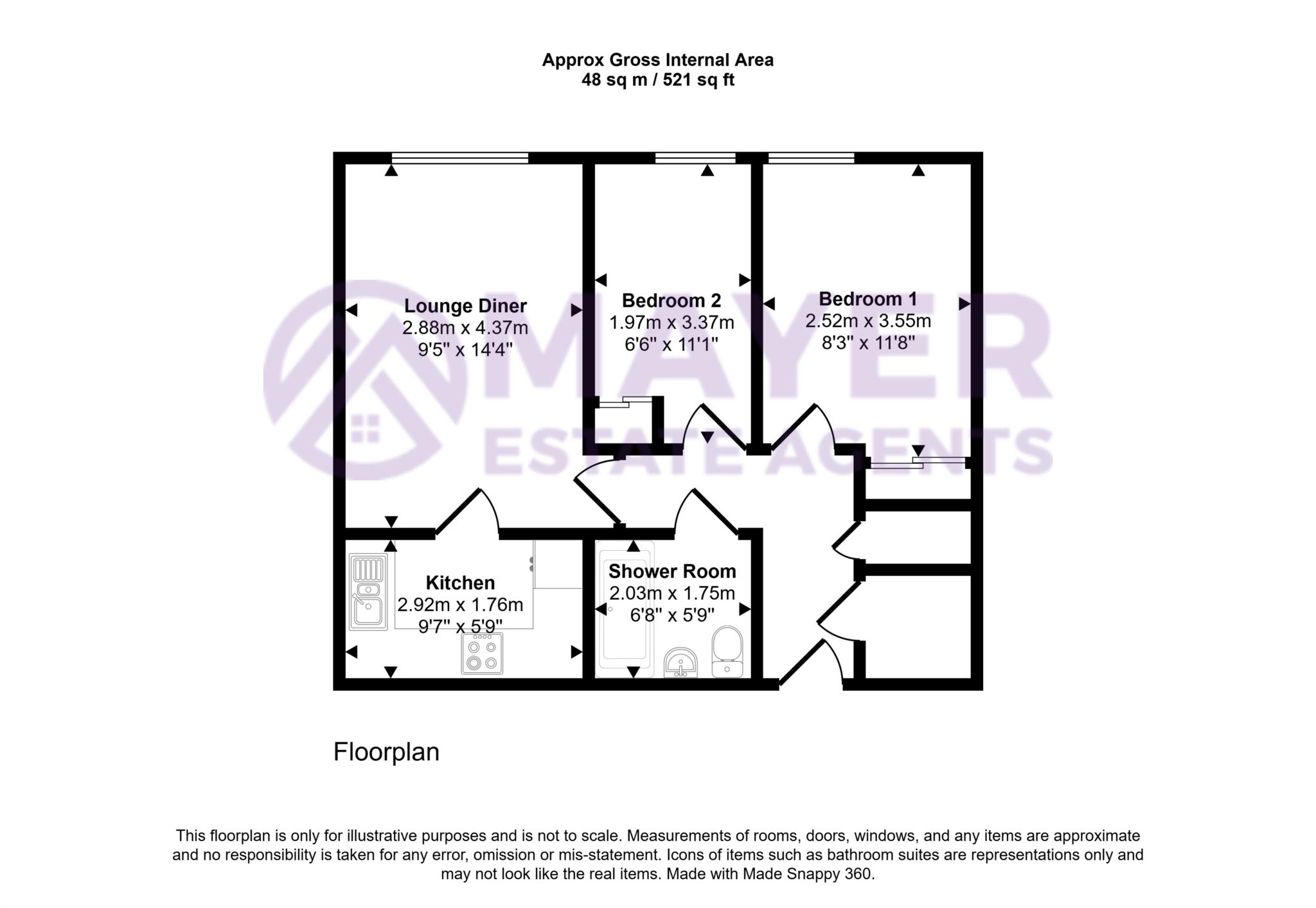 Ground Floor Flat, Barncott Mudge Way, Plymouth floorplan