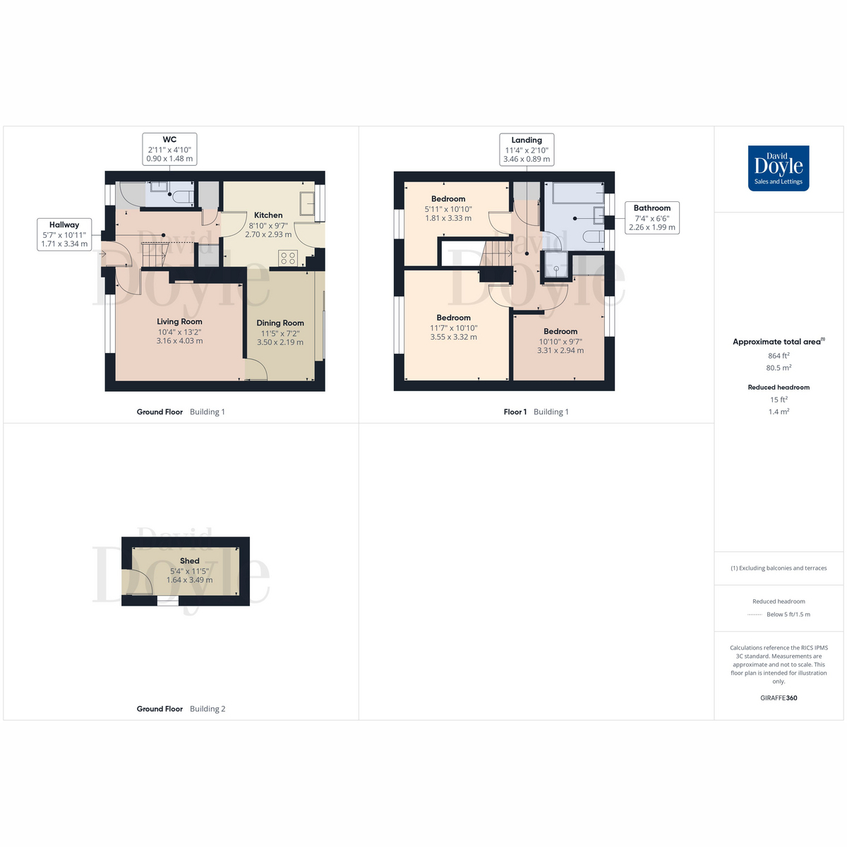3, Gravely Court, Hemel Hempstead floorplan
