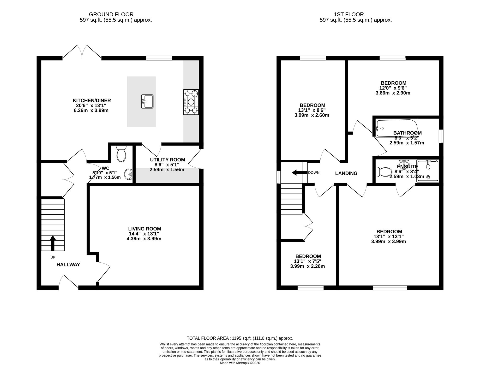 Ty Cornel, Pontypool floorplan