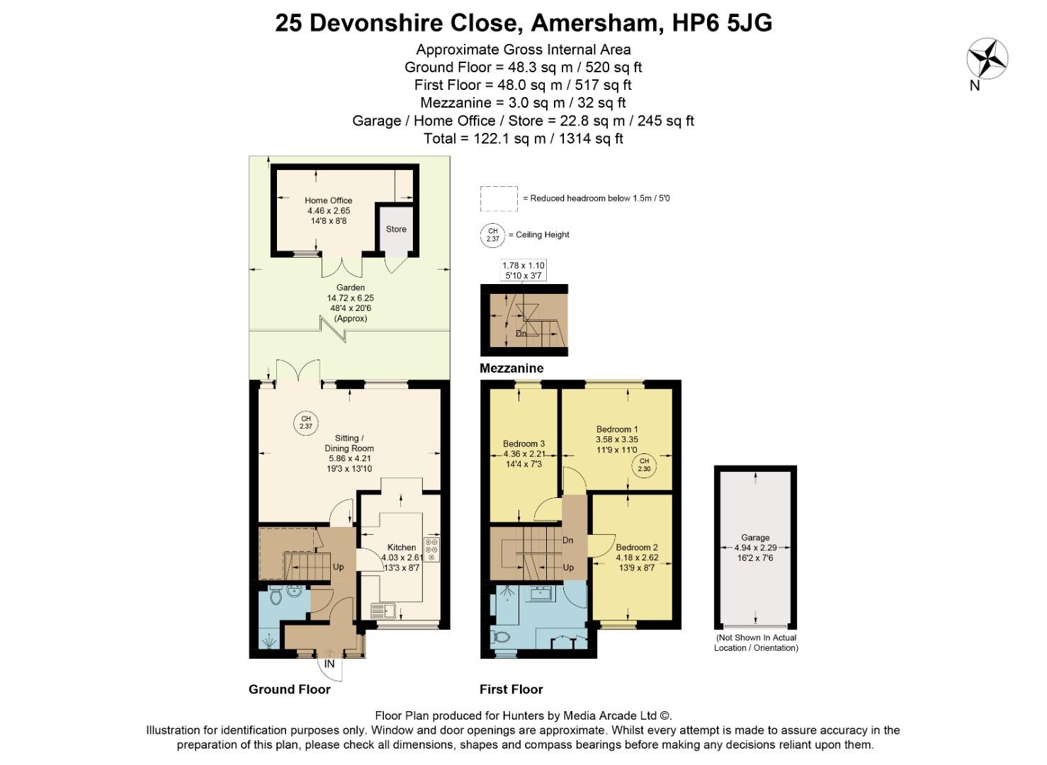 25, Devonshire Close, Amersham floorplan