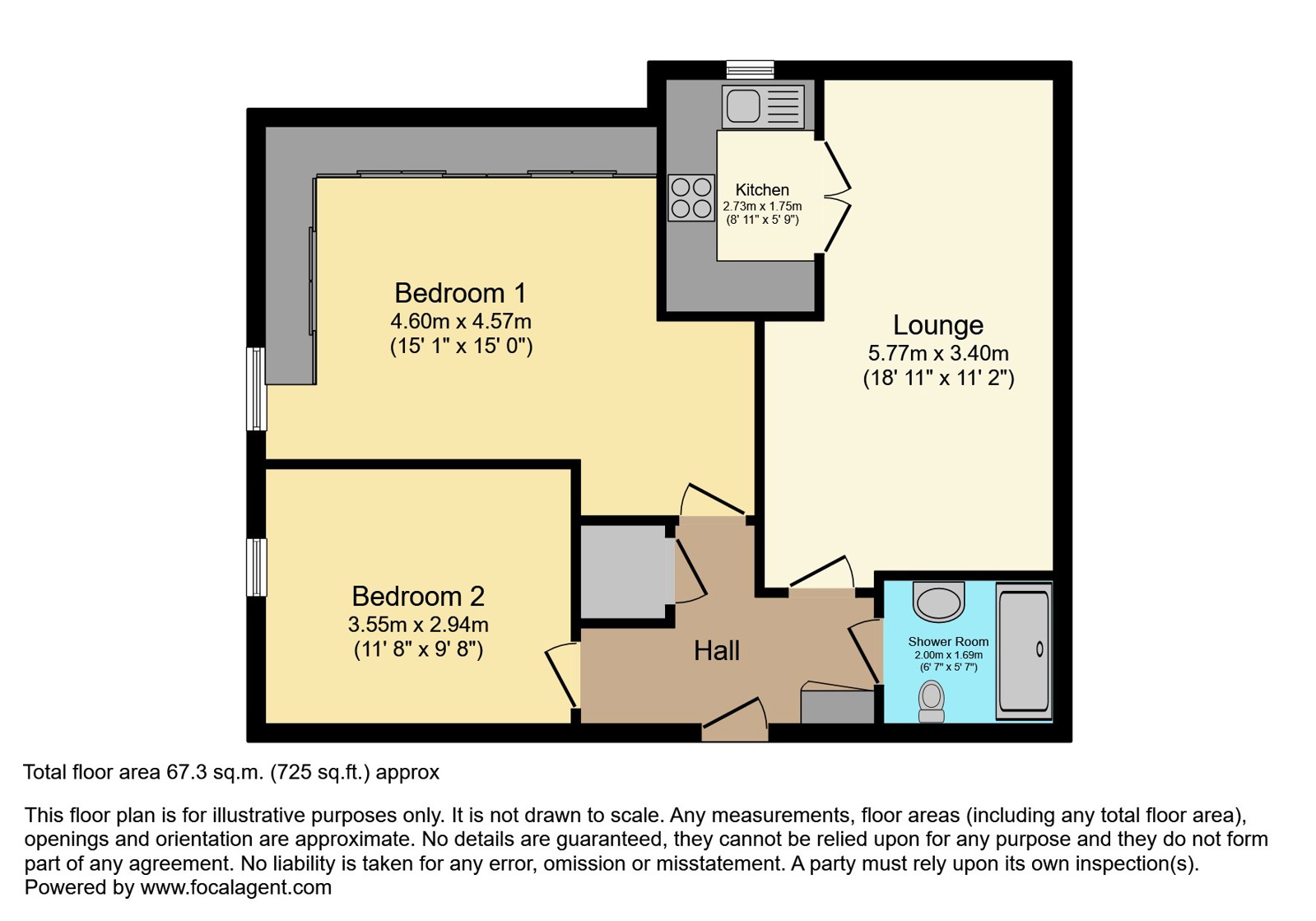 Pinewood Court, West Moors floorplan
