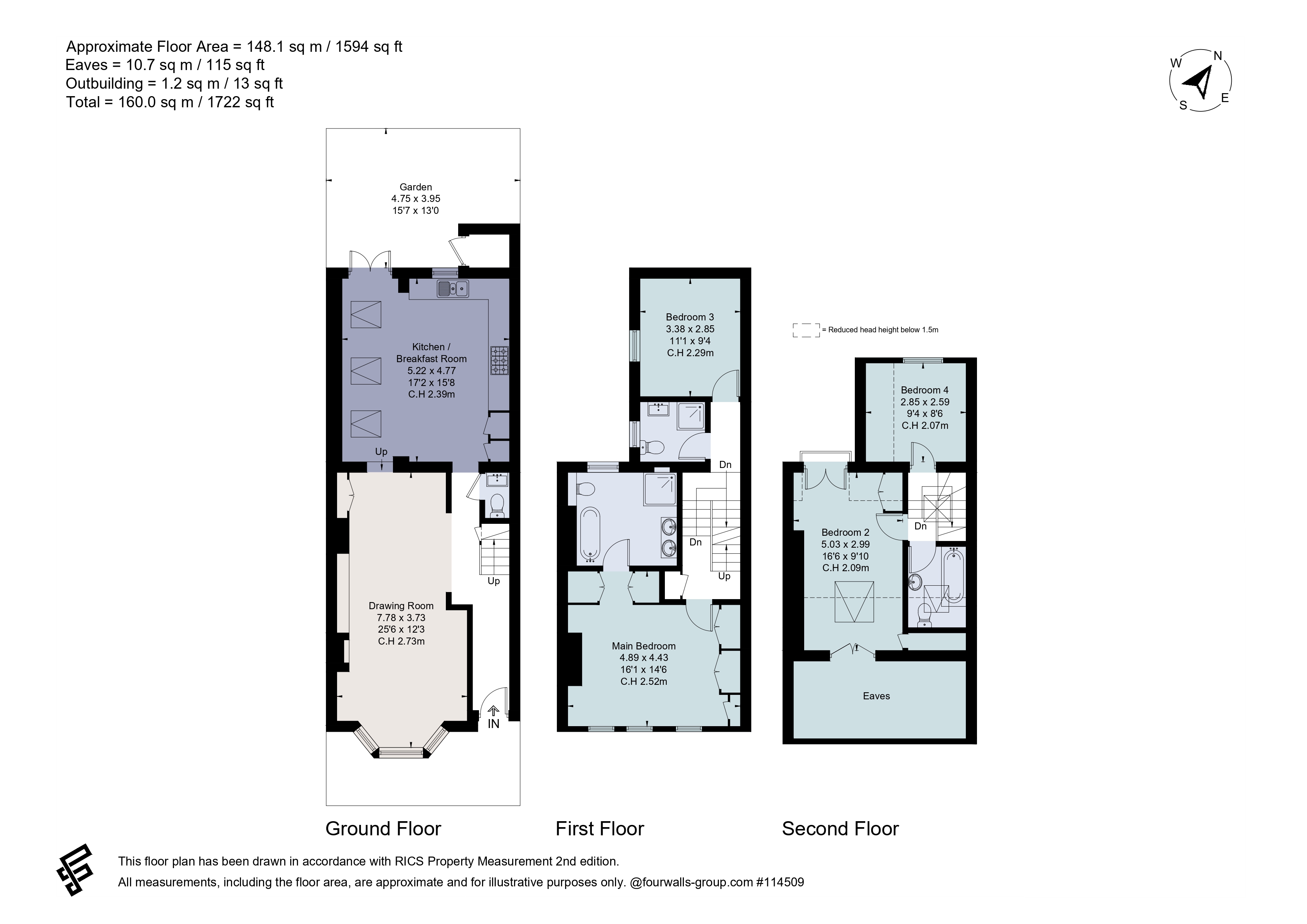 Rosaville Road, London floorplan