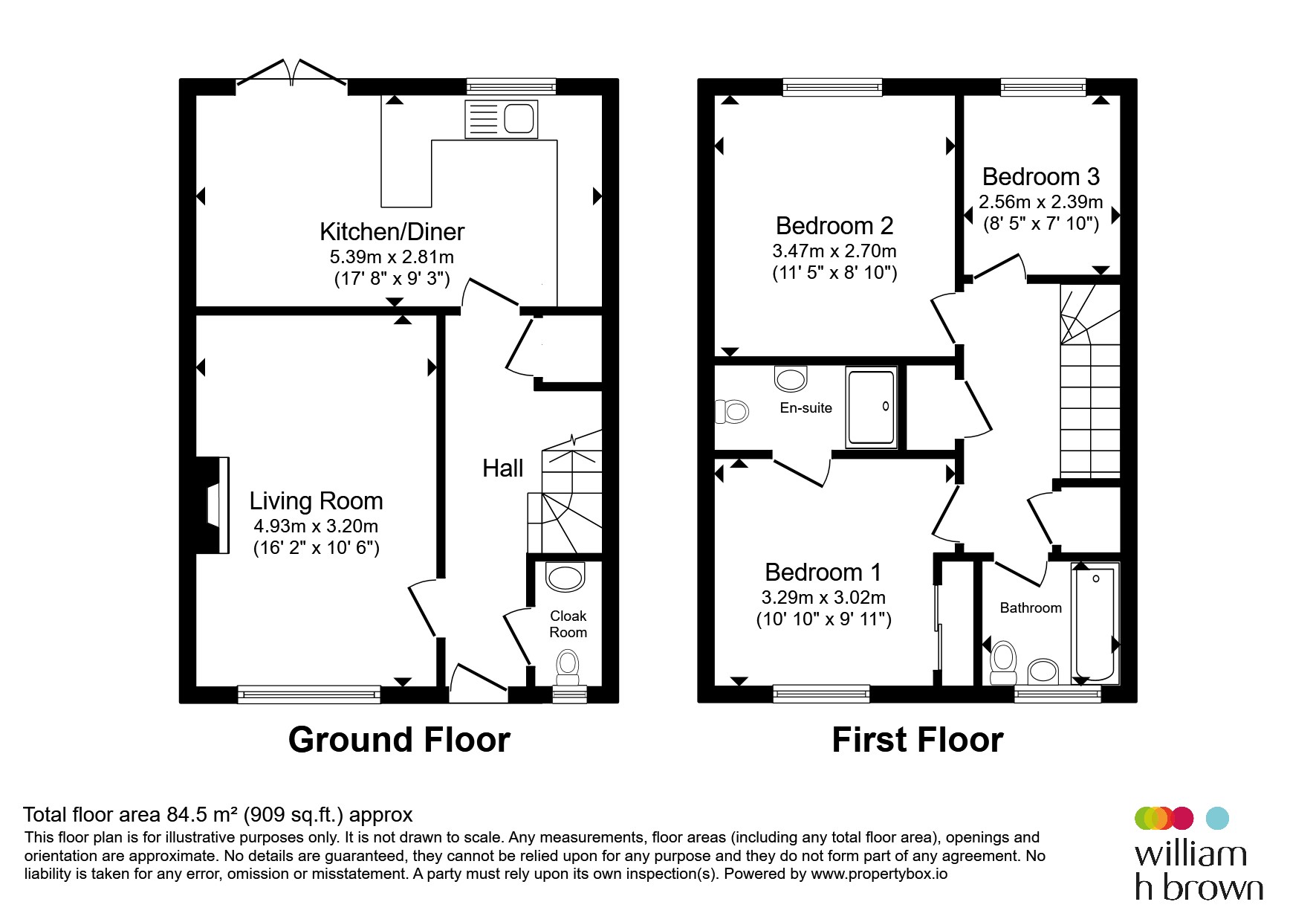 57, Buzzard Rise, Stowmarket floorplan