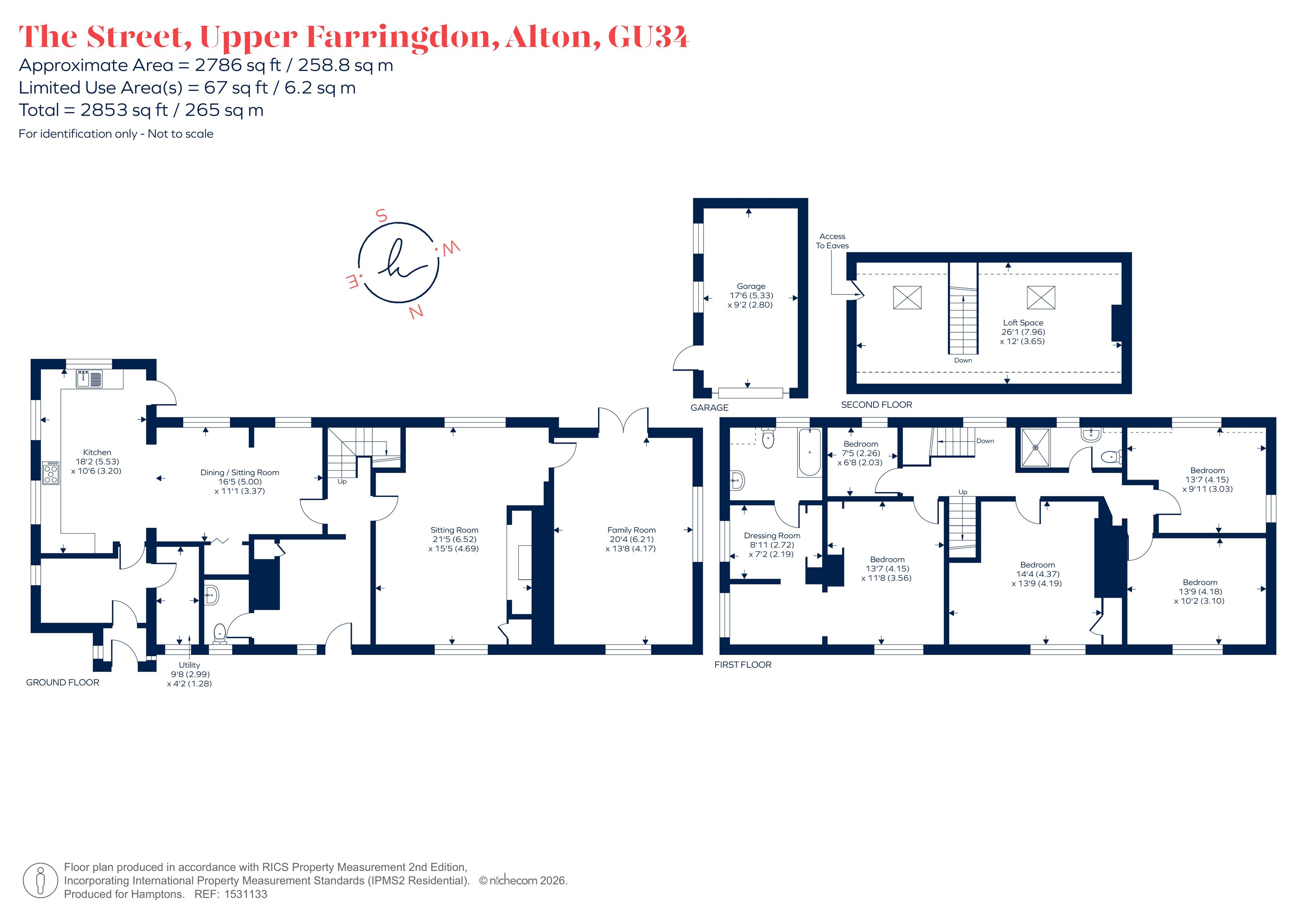 Stable Cottage, The Street, Upper Farringdon floorplan