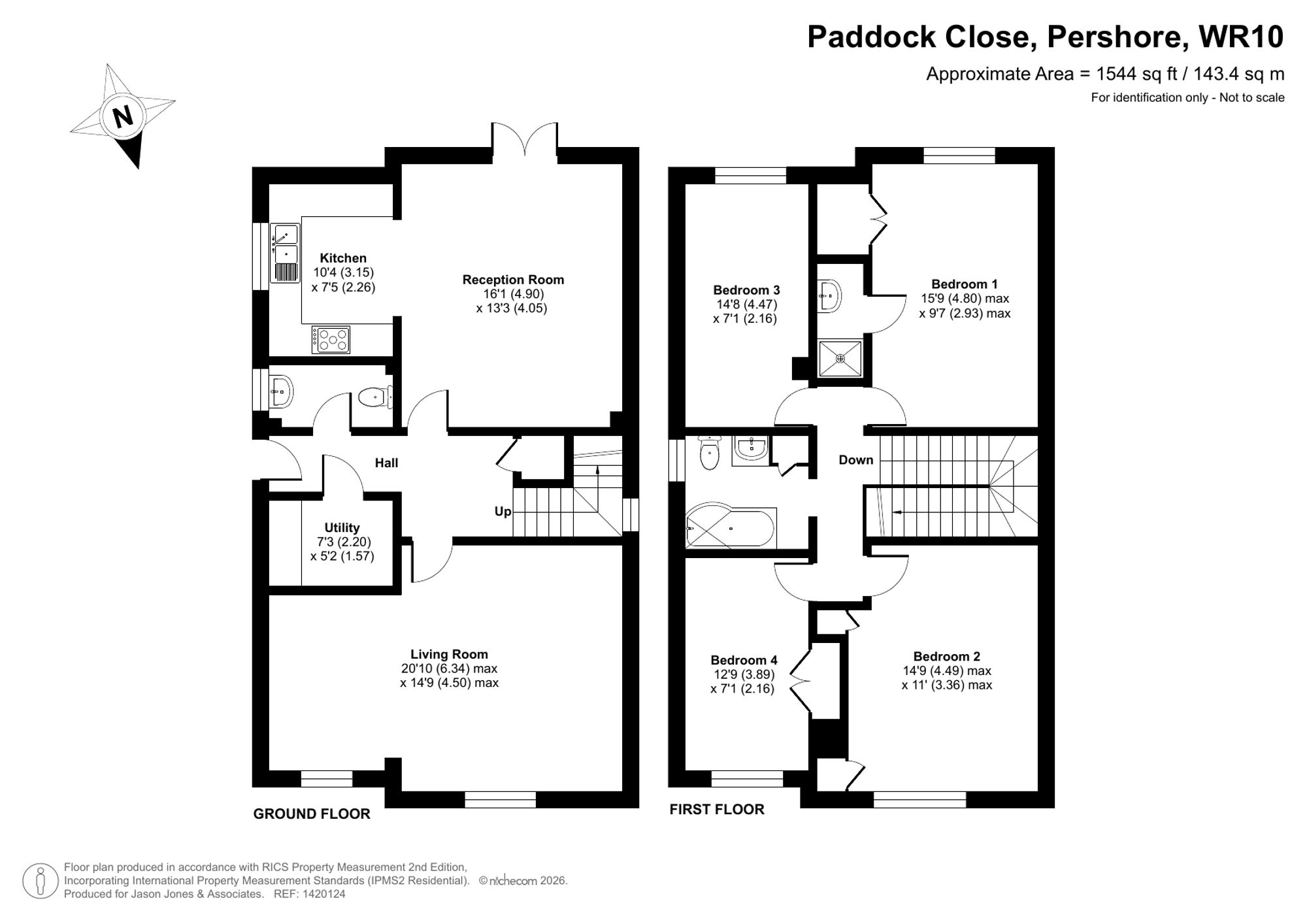 39 Paddock Close, Pershore floorplan