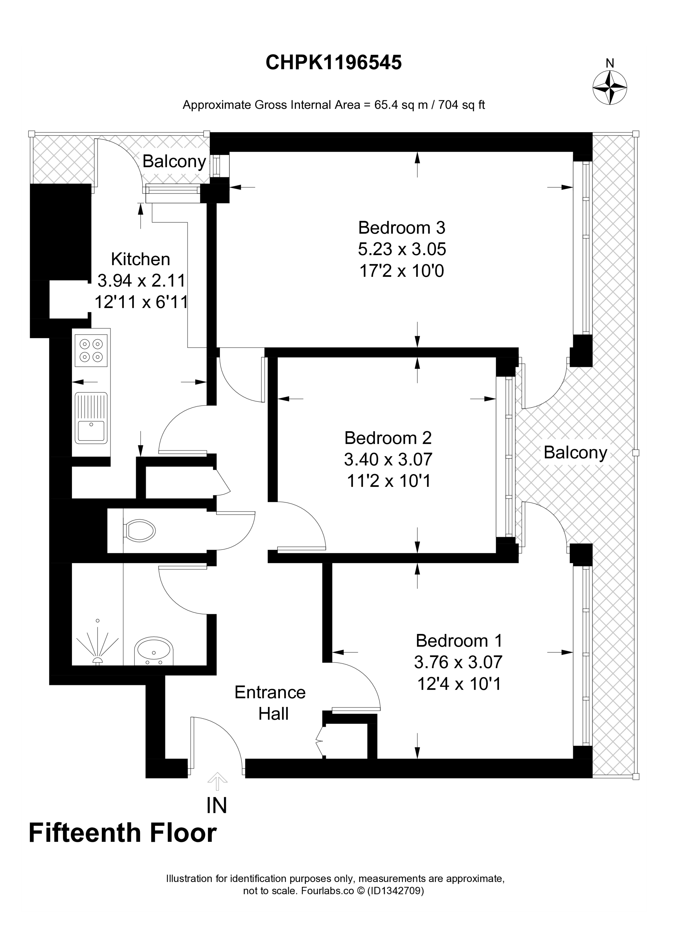 Hillingdon Street, Kennington floorplan