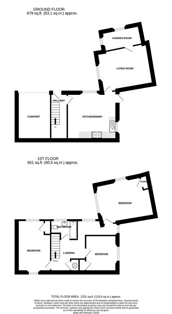 The Cottage, Ruan Minor, Helston floorplan