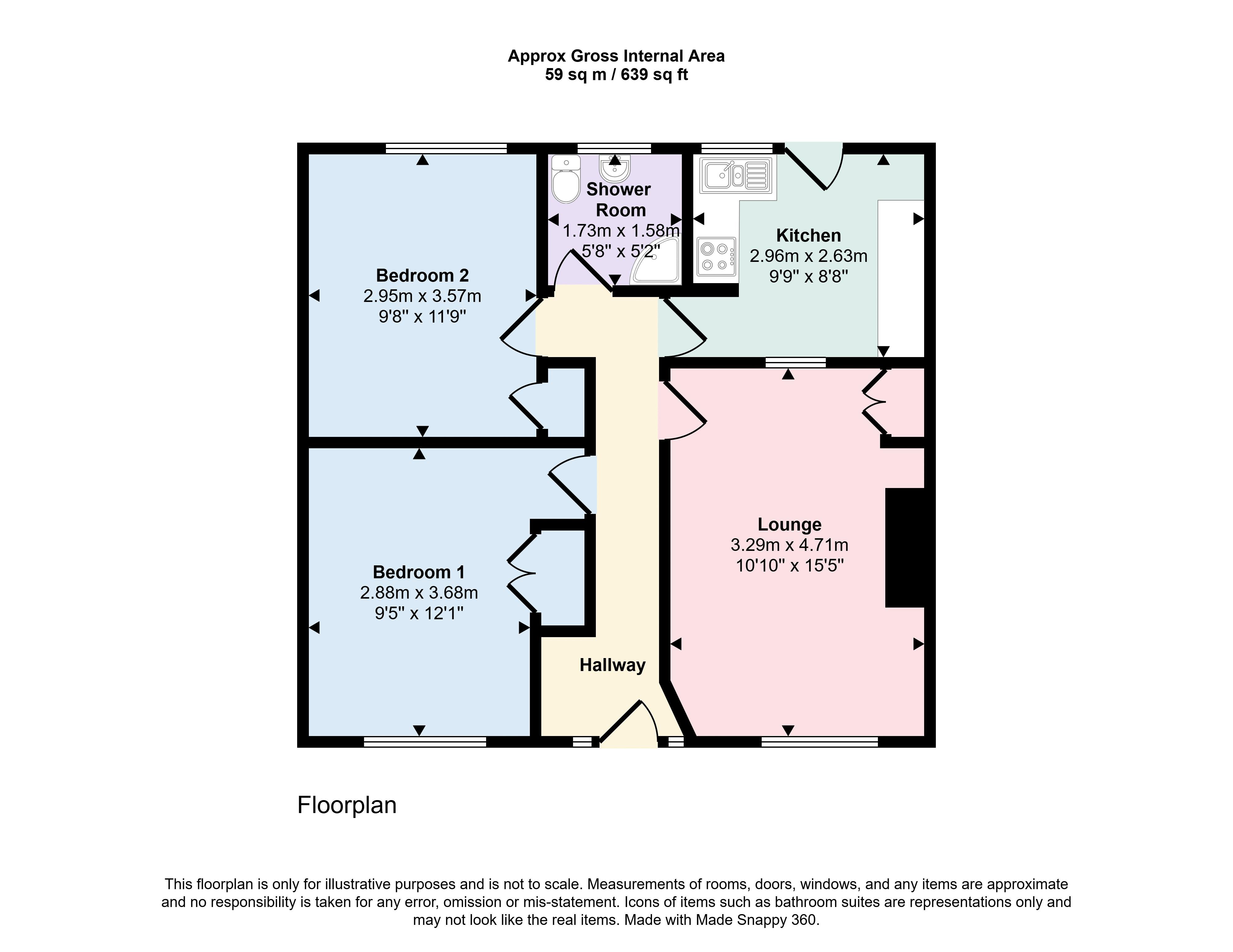 27, Mains Avenue, Helensburgh floorplan