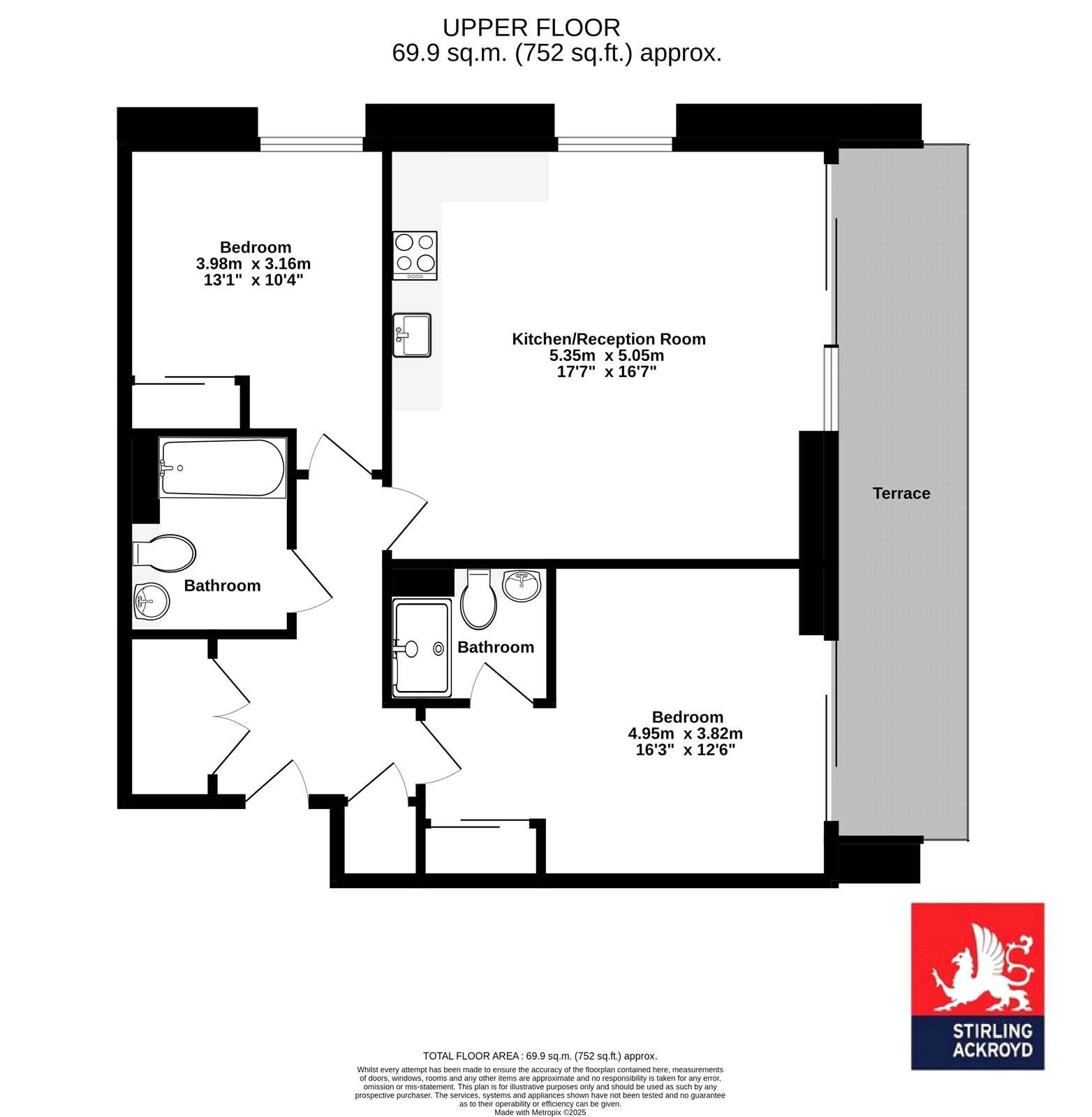 Flat 38, Windsor House, 4, Fairfield Avenue, Surrey floorplan