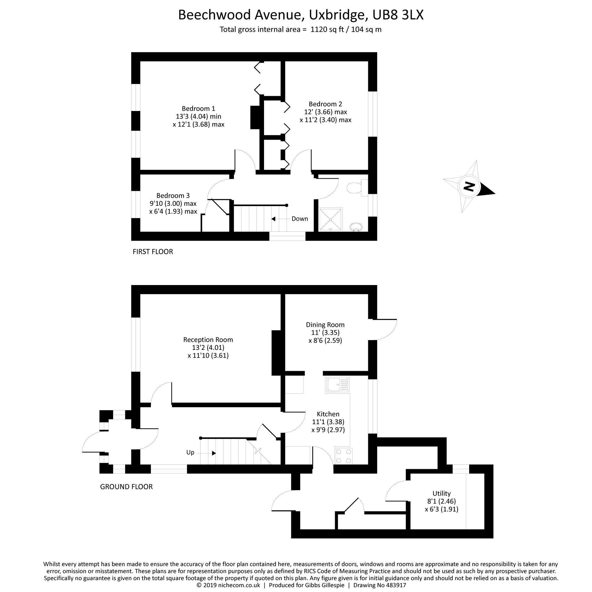 3 Bedrooms End terrace house for sale in Beechwood Avenue, Hillingdon, Middlesex UB8