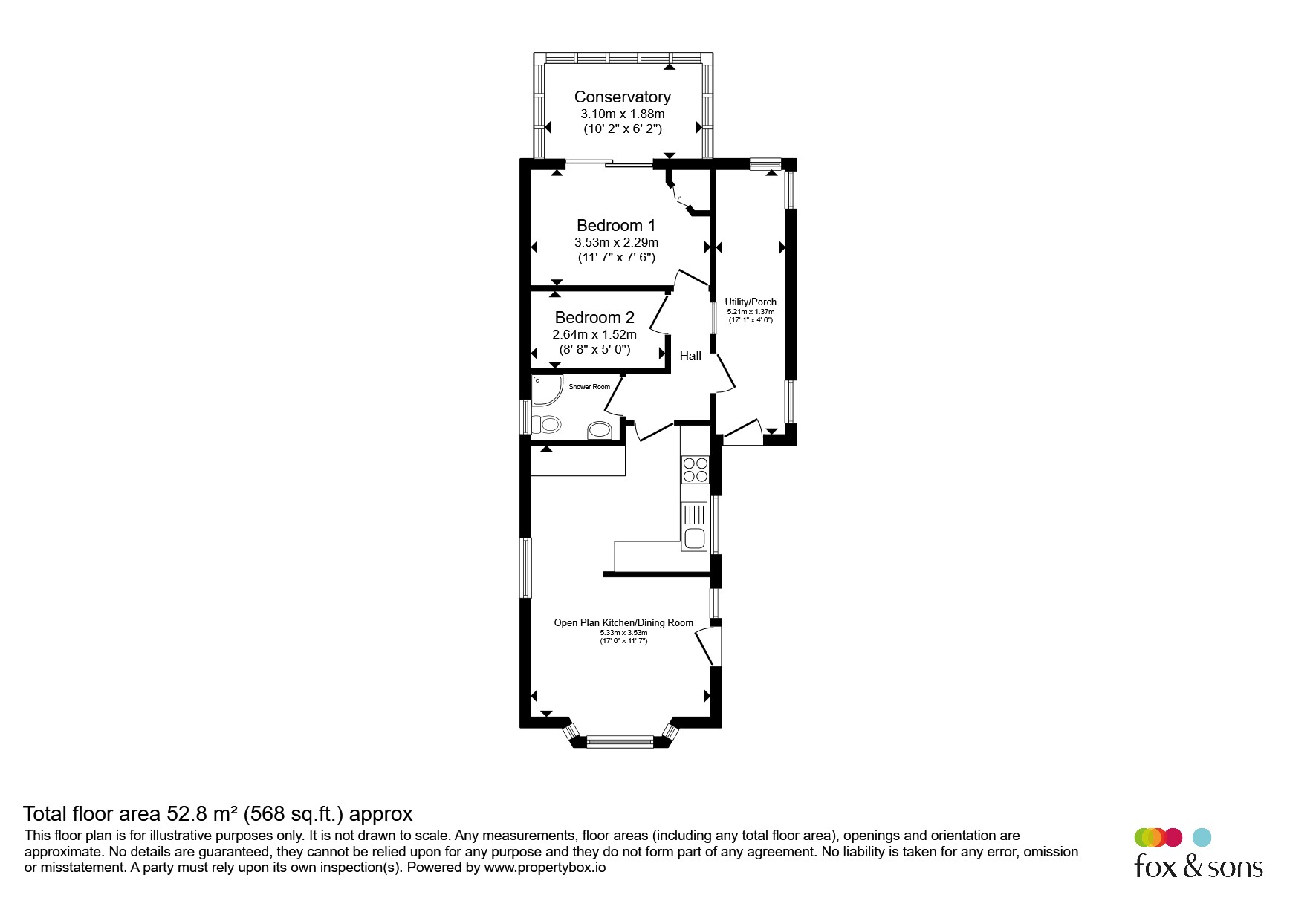 8, Manor Park Homes Estate, New Road, Hailsham floorplan