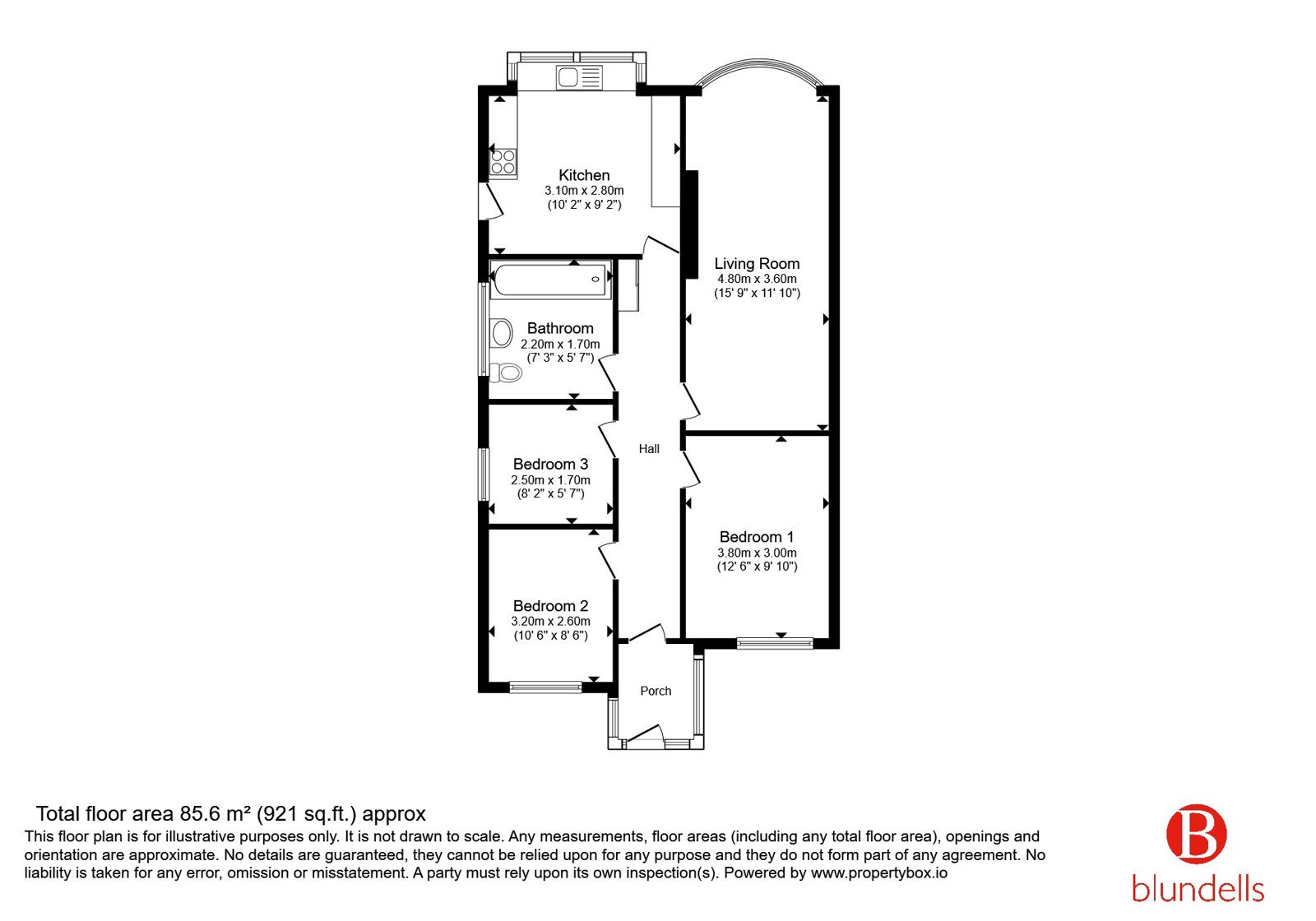 20, Marchwood Avenue, Sheffield floorplan
