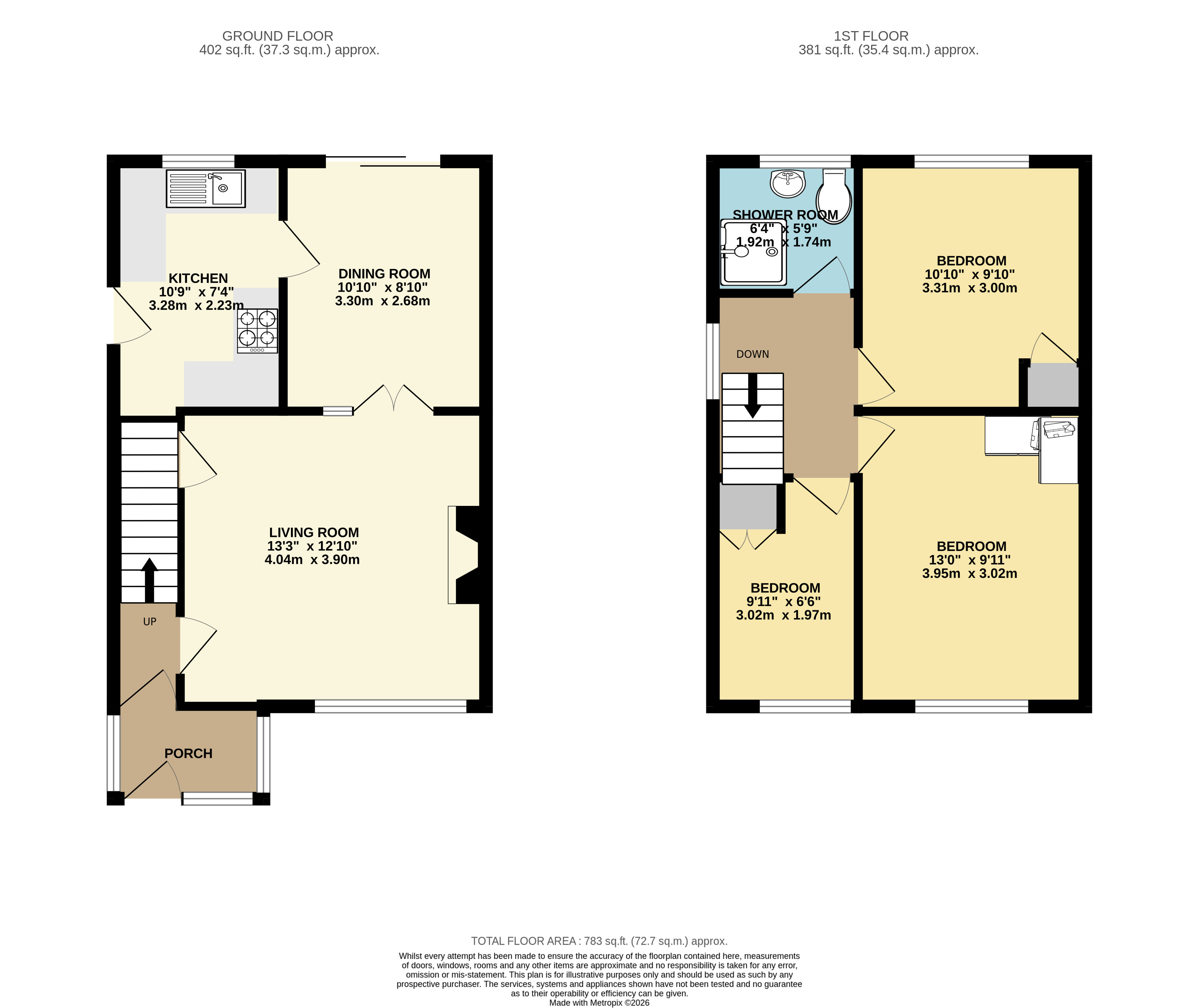 41, Primley Park View, Leeds floorplan