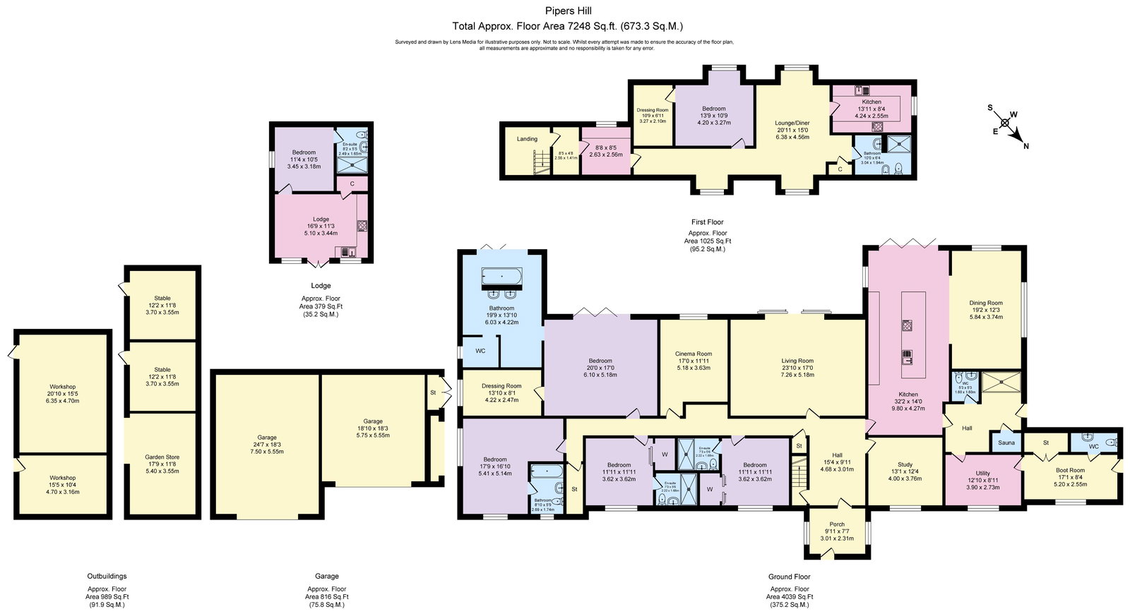 Pipers Hill, Garth Road, Colwyn Bay floorplan