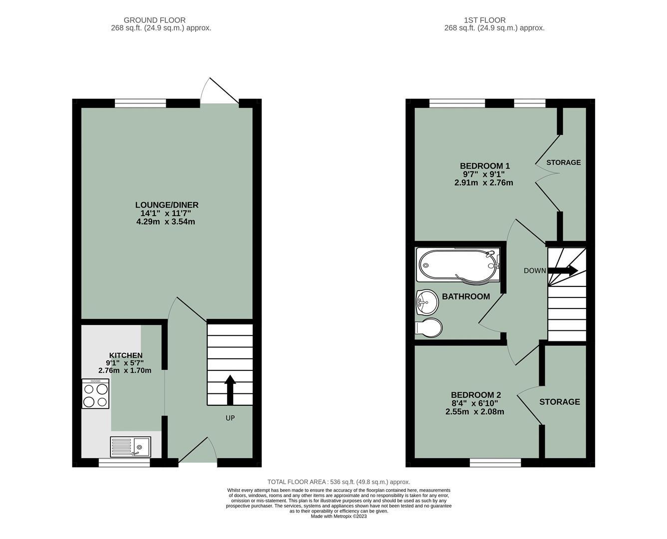 51, Kennet Close, Berinsfield floorplan