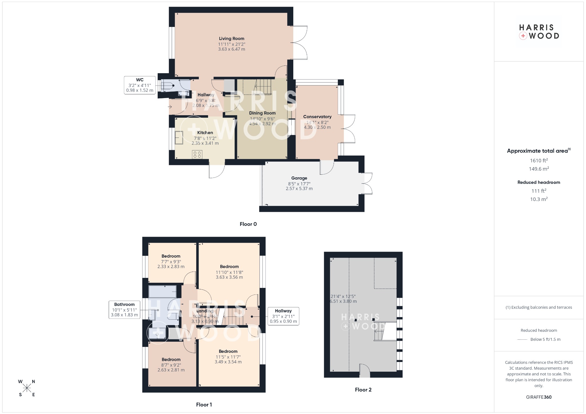 24 The Paddocks, Witham, Essex floorplan