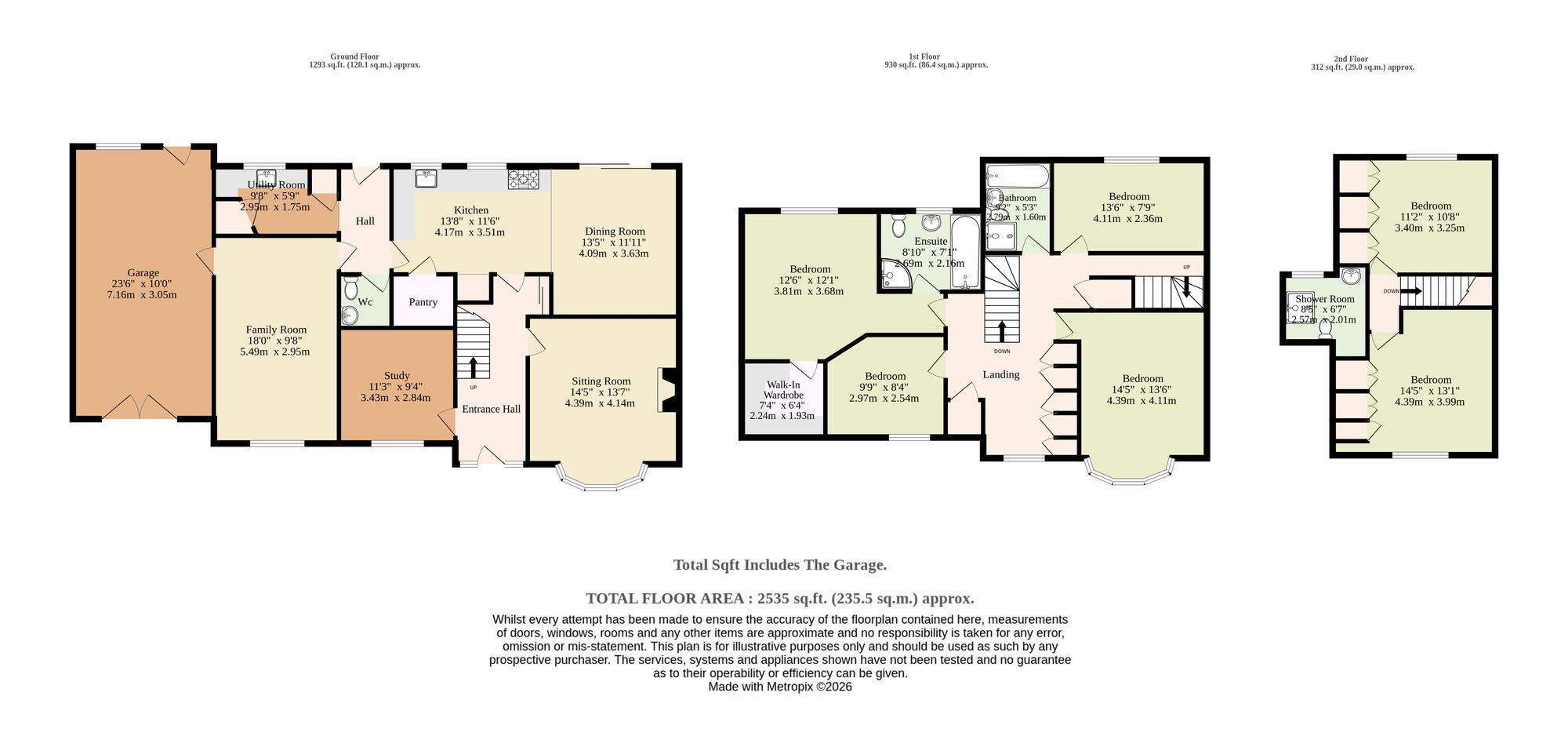 Springfields Garden House Lane, Diss floorplan