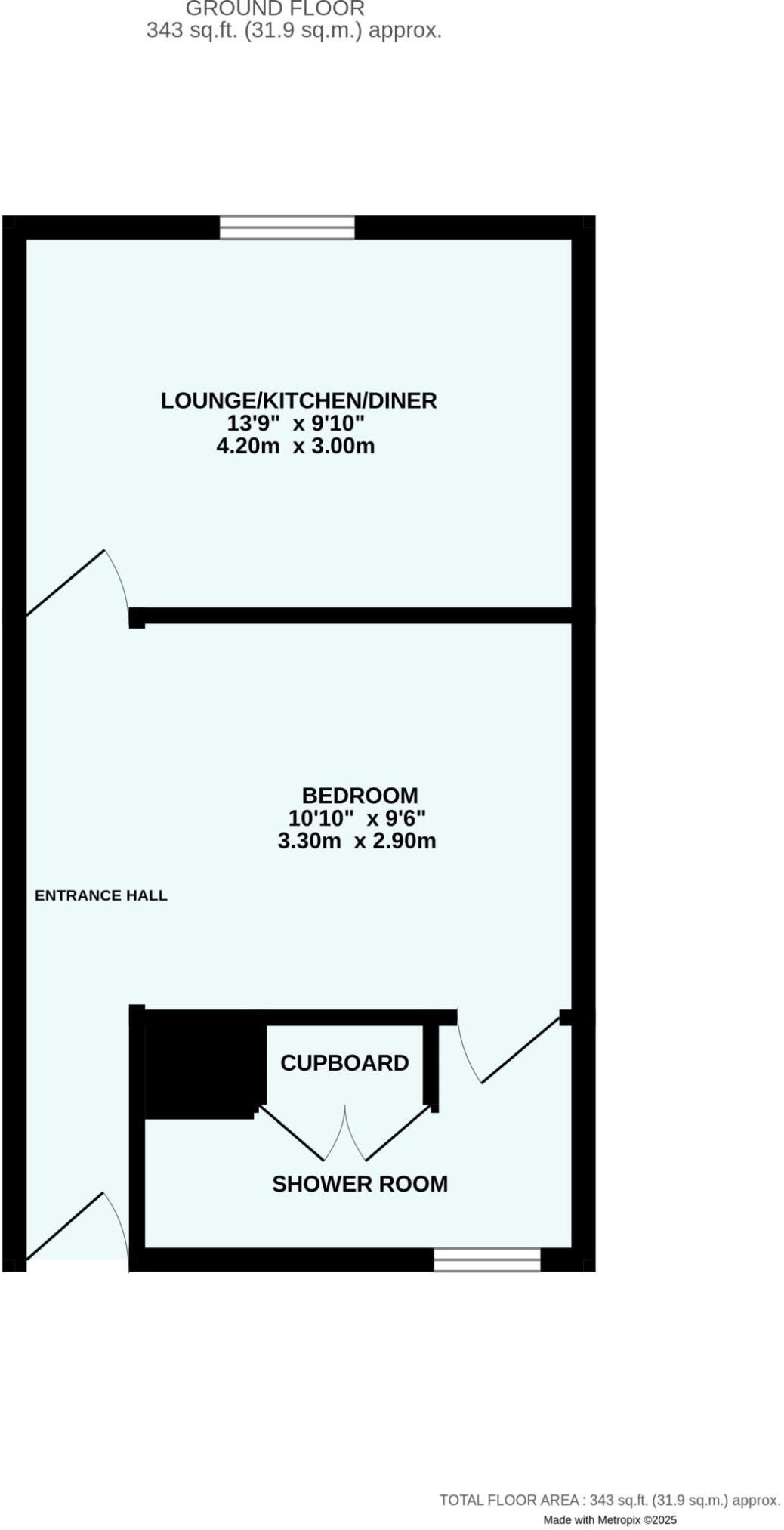 Flat 2, Bridge House, Hayle floorplan