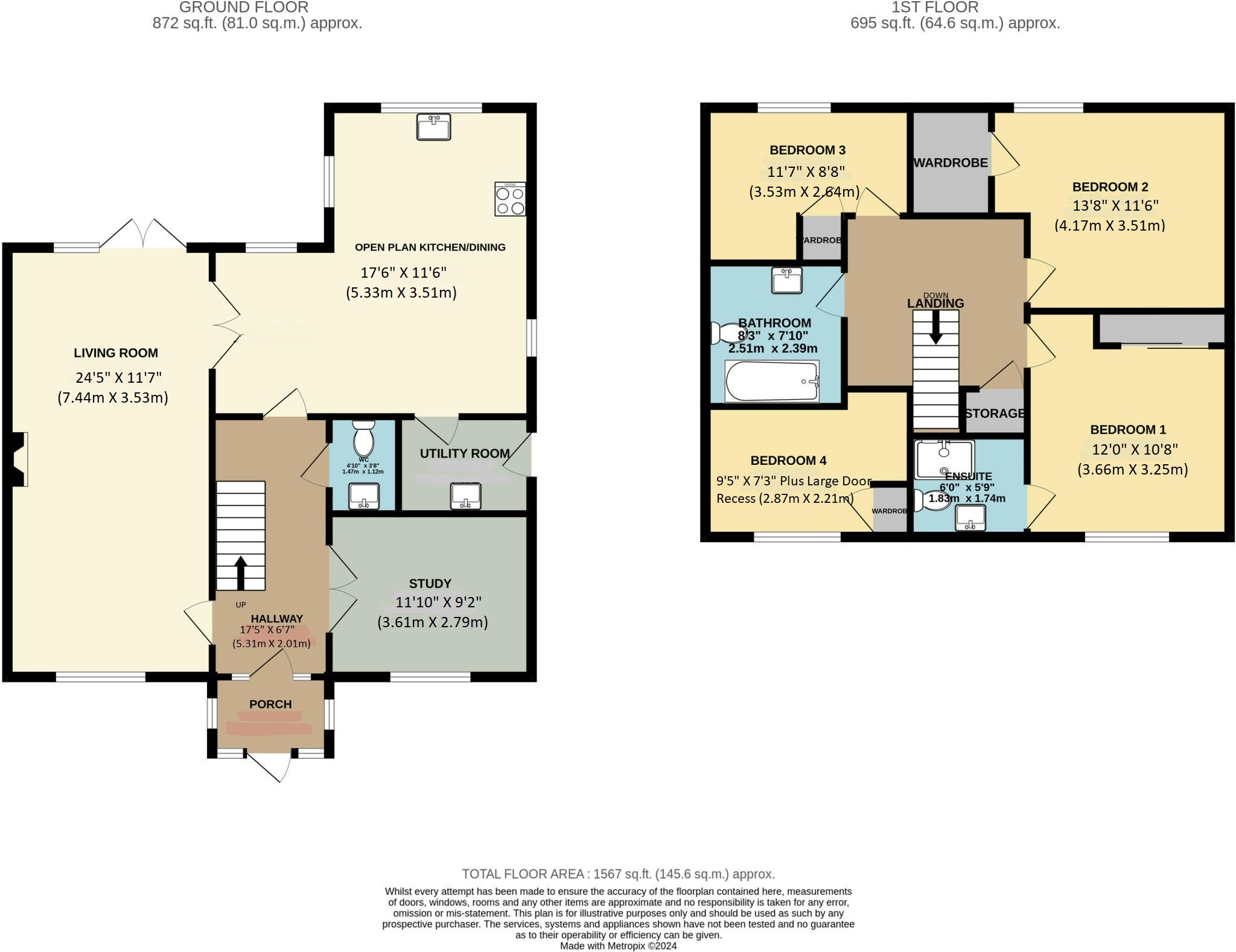 11, The Mews, Childs Ercall, Market Drayton floorplan