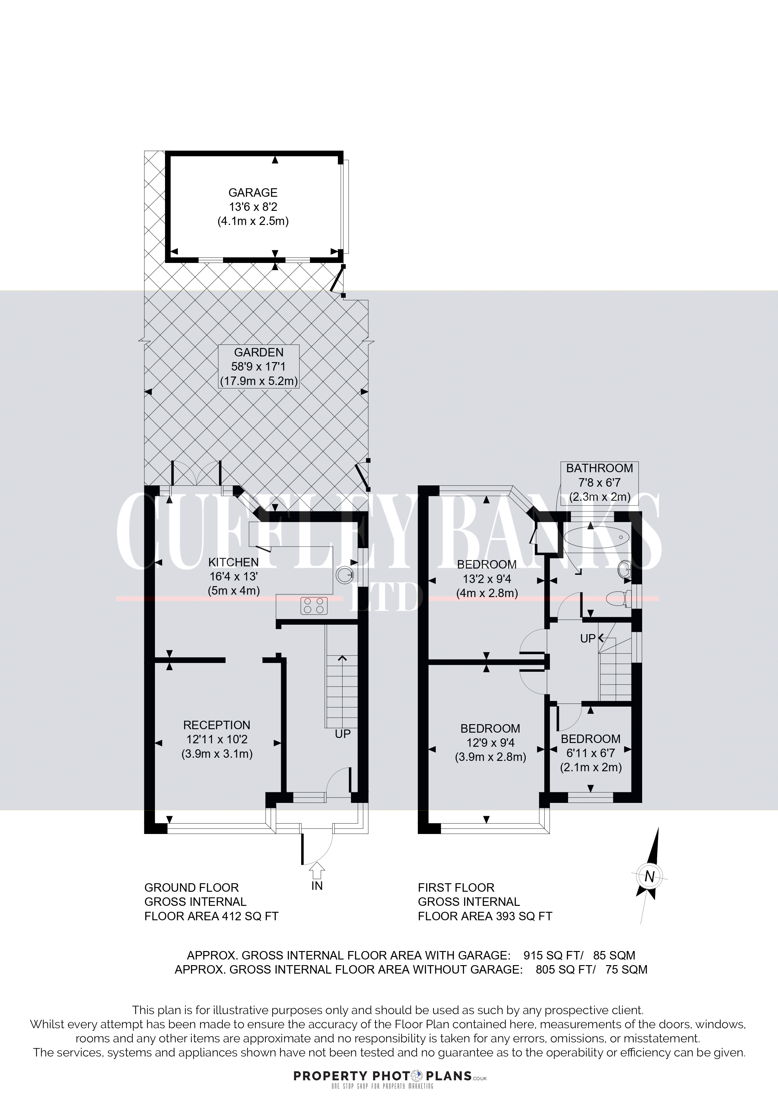 91, Jubilee Road, Middlesex floorplan