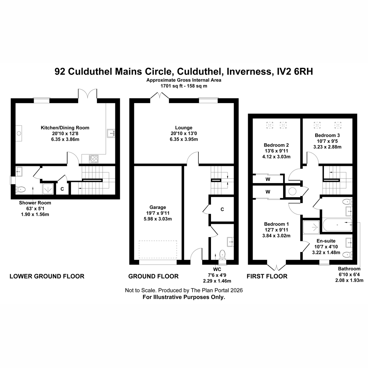 Culduthel Mains Circle, Inverness floorplan