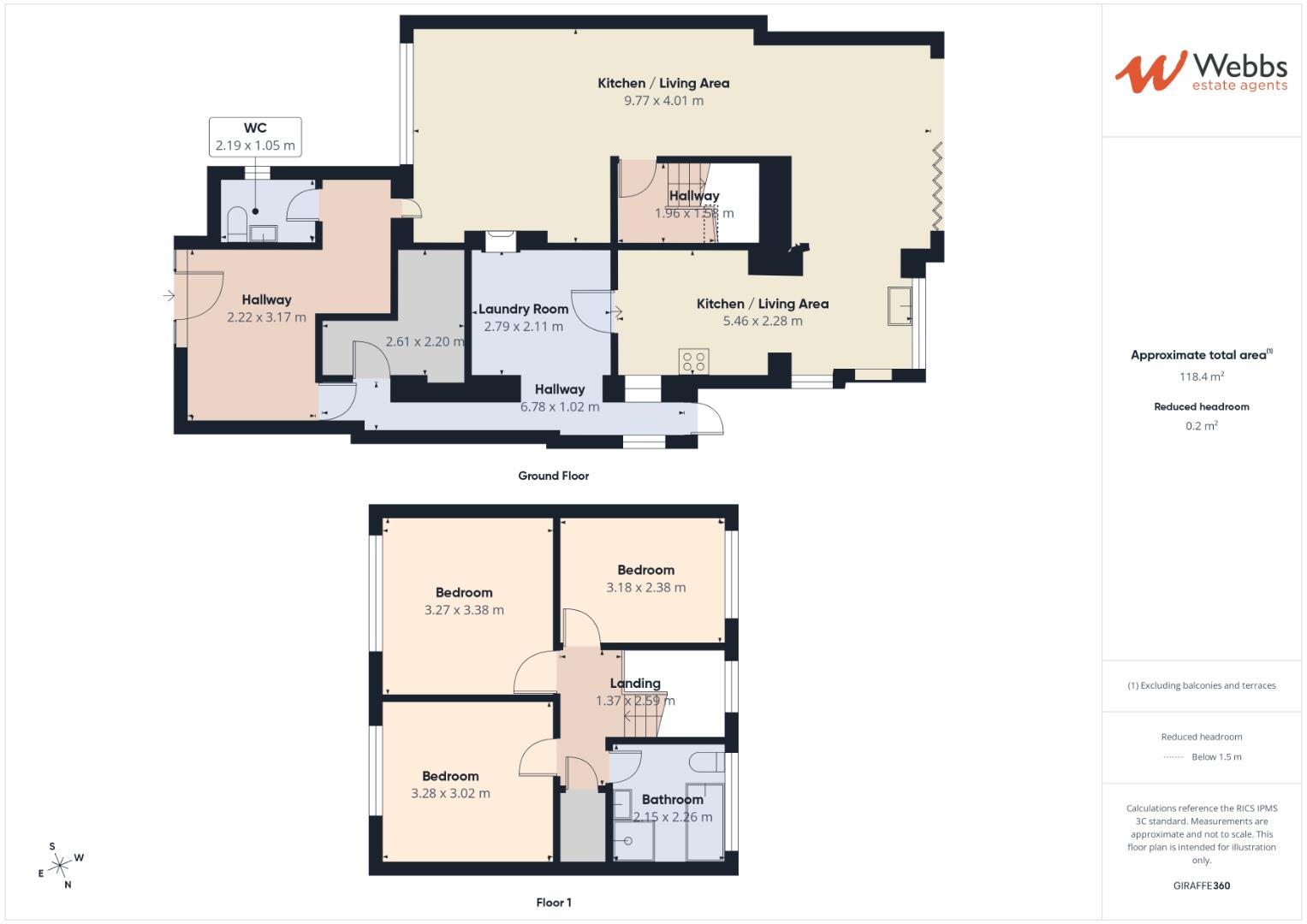 12, Thornes Croft, Lichfield floorplan