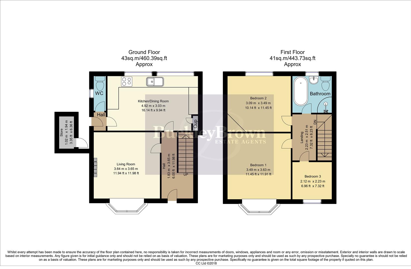 110, Kingsway, Nottingham floorplan