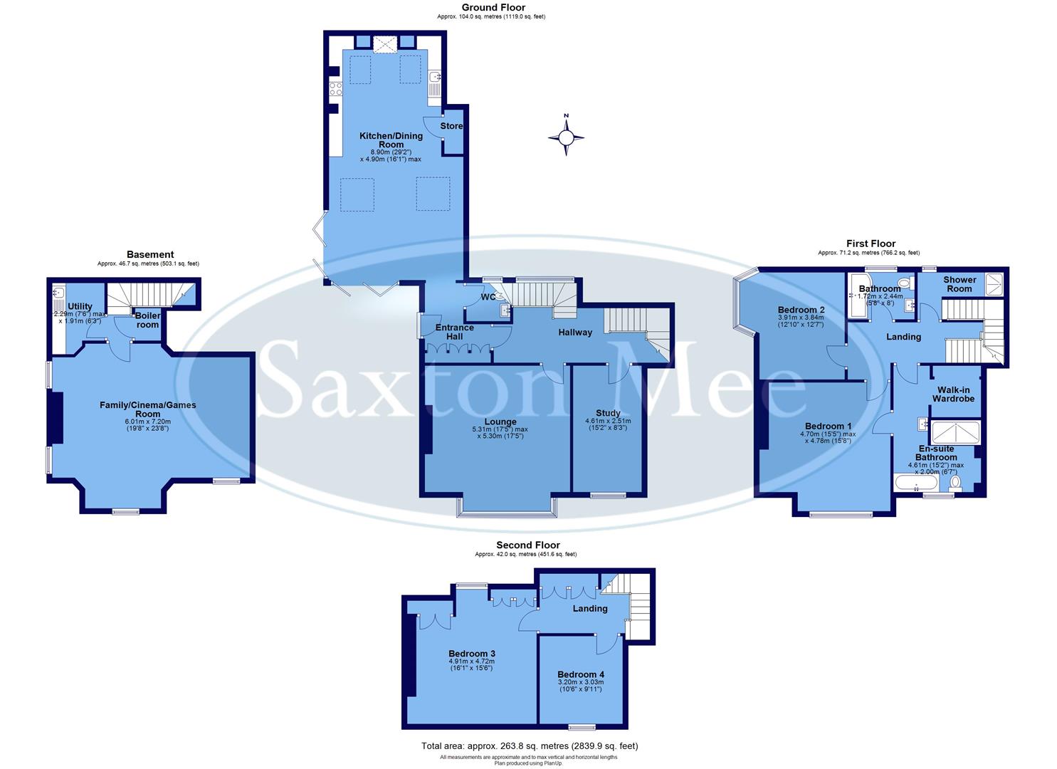 23, Tapton House Road, Sheffield floorplan